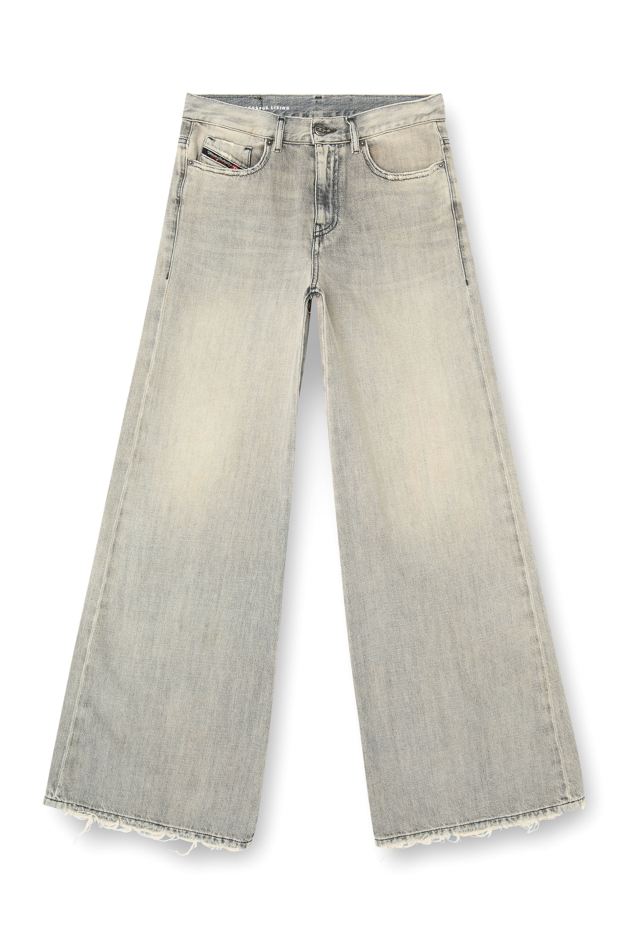 Diesel - Flare Jeans 1978 D-Akemi 068RU Donna, Grigio - Image 2