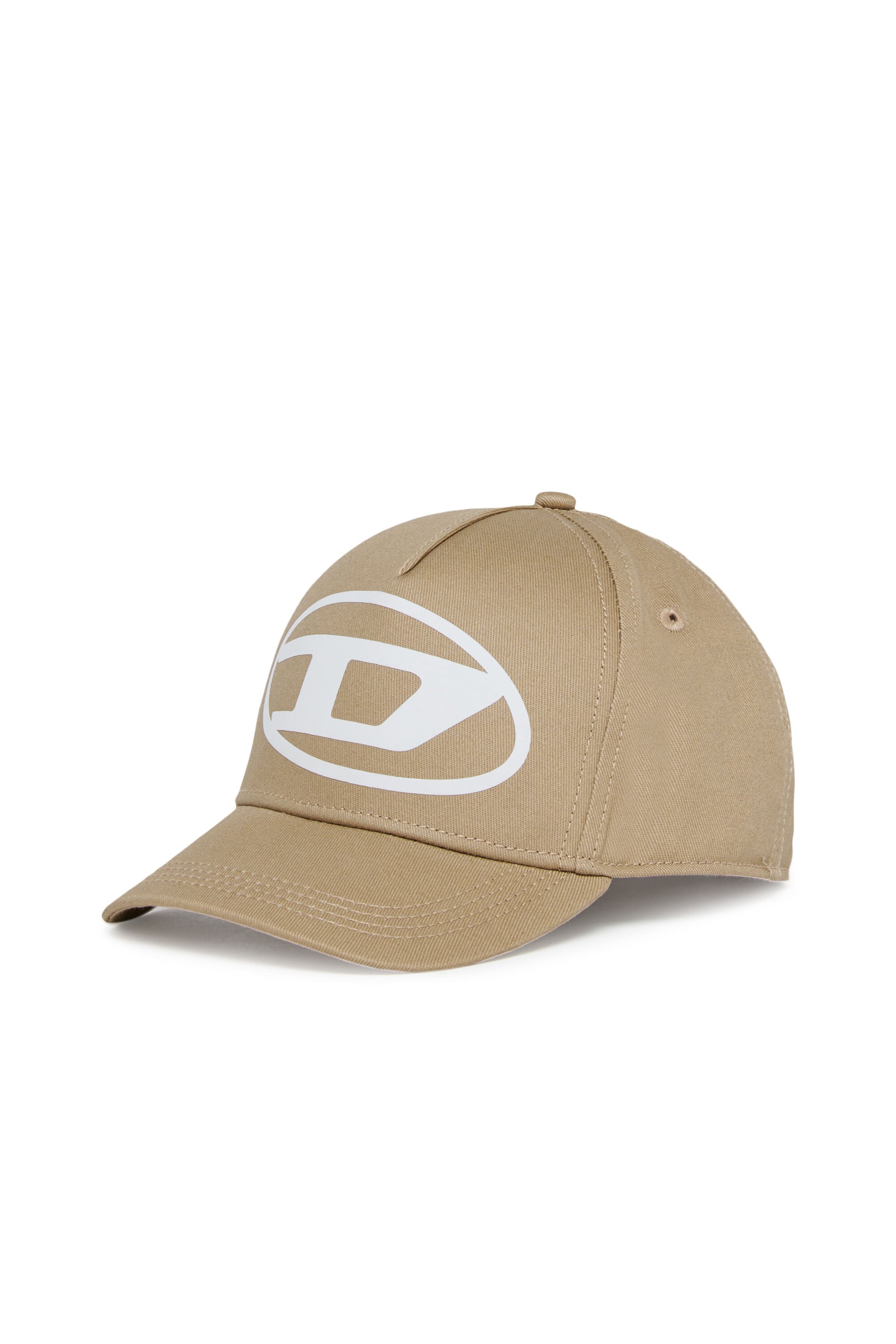 Diesel - FLIMO, Cappellino da baseball con stampa Oval D logo Uomo in Marrone - 1