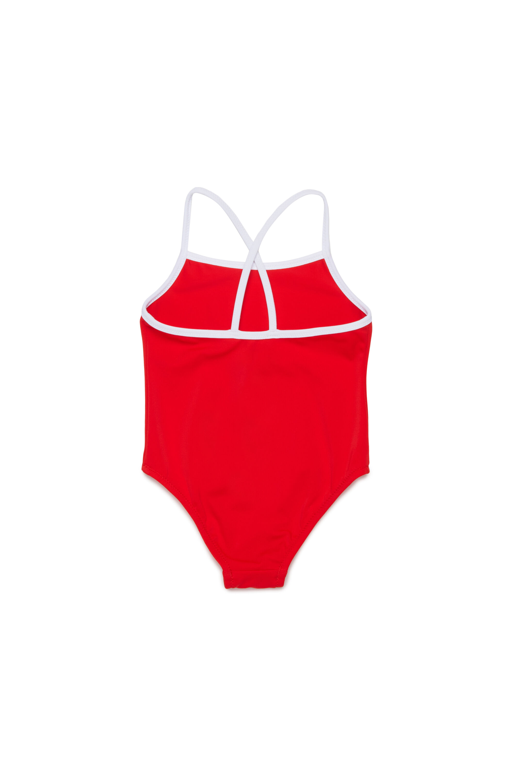 Diesel - MIDIB, Costume da bagno con profili a contrasto Donna in Rosso - 2