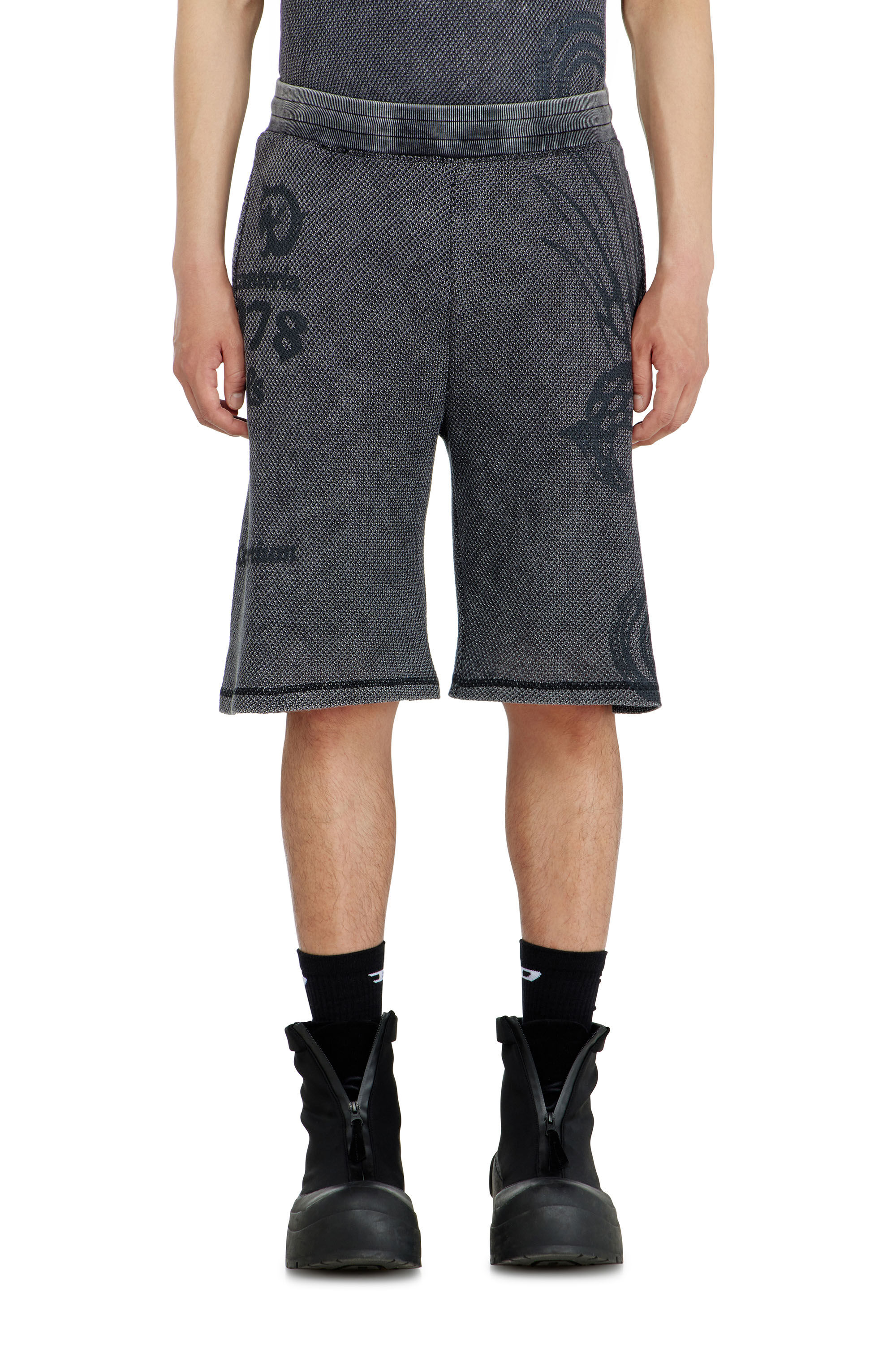 Diesel - P-ERRY, Shorts in cotone mesh con stampe Uomo in ToBeDefined - 3