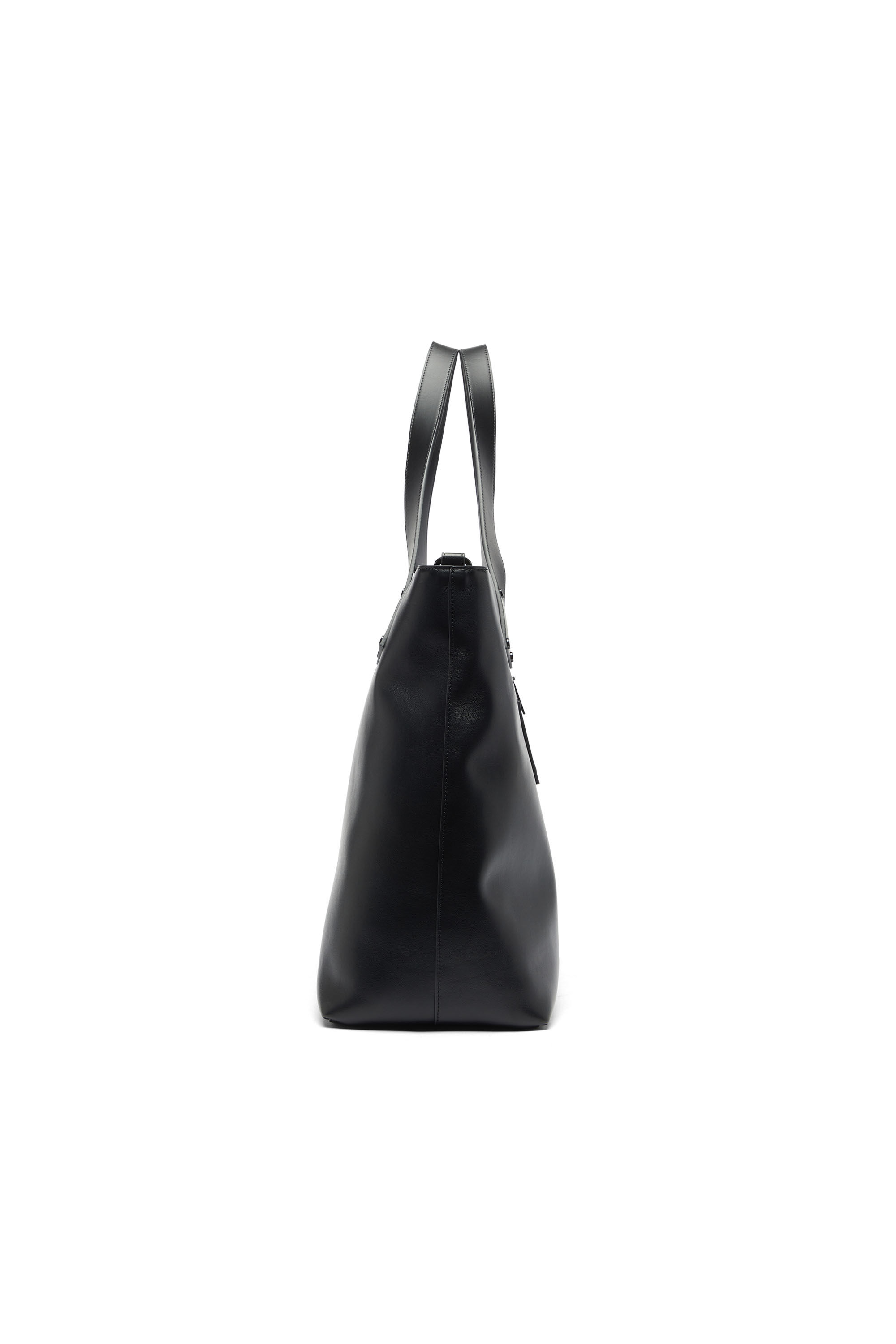 Diesel - RIVET-D TOTE E\W, Rivet-D - Shopping bag con zip e tasca con patta Uomo in Nero - 4