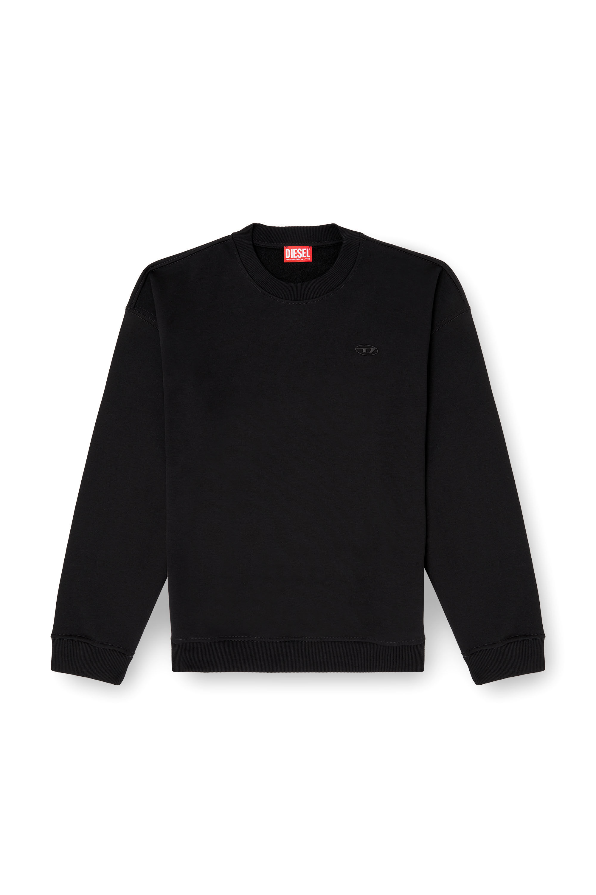 Diesel - S-BOXT-T2, Felpa con logo Oval D Uomo in Nero - 2