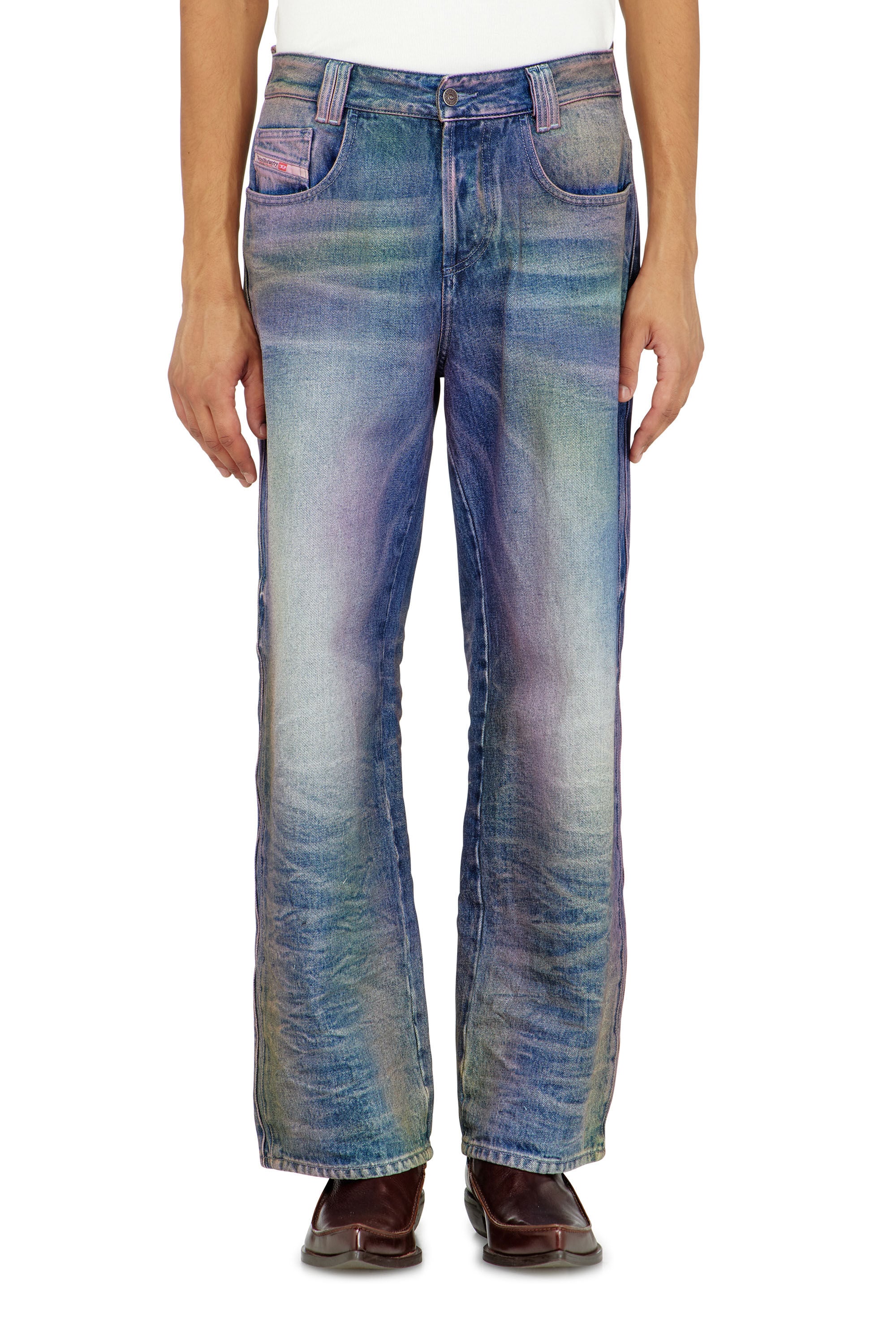 Diesel - Relaxed Jeans 1982 D-Hakou 007FW Unisex, Blu medio - Image 4
