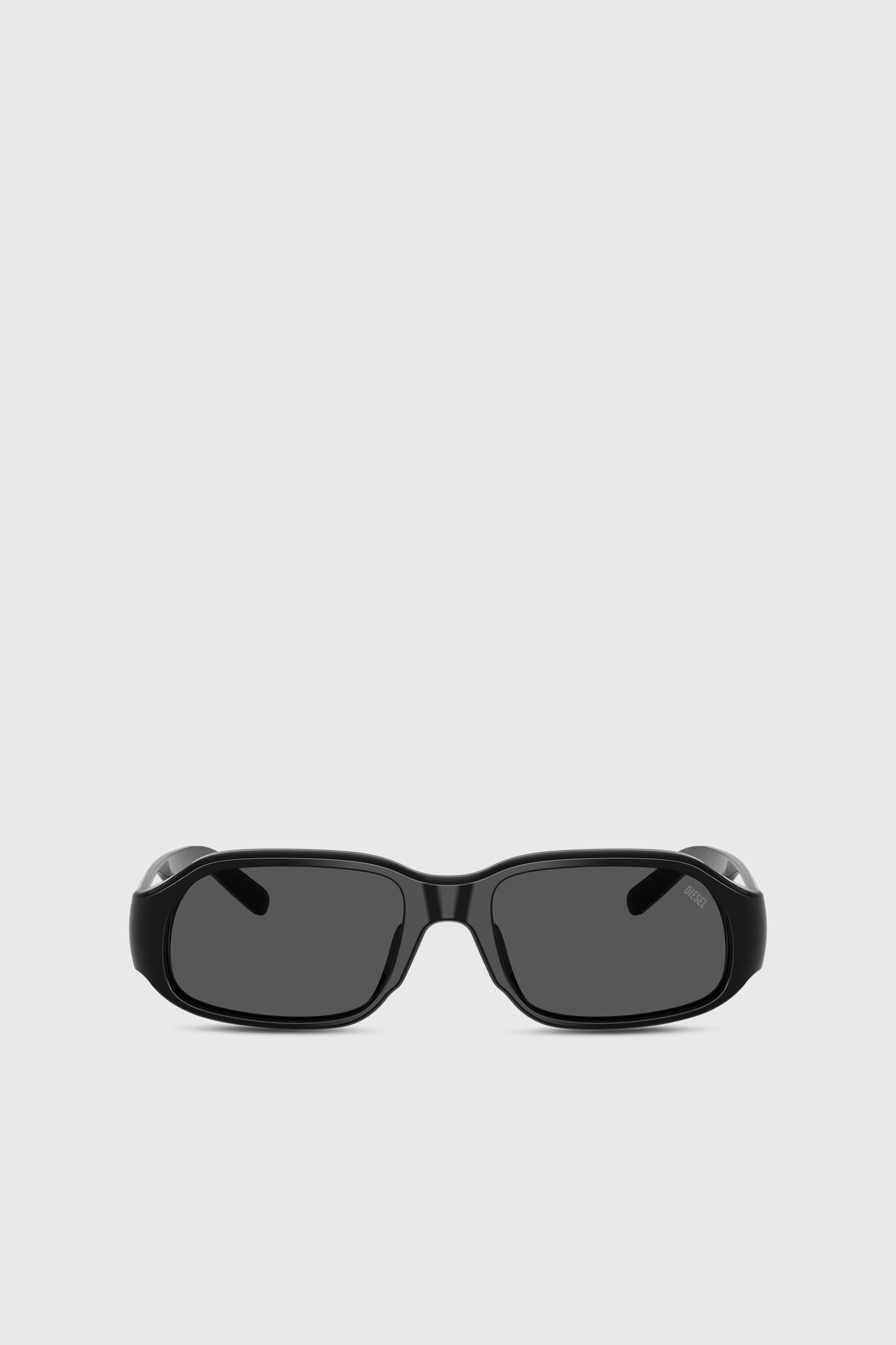 Diesel - 0DL2009U, Occhiali da sole rettangolari Unisex in Nero - 1