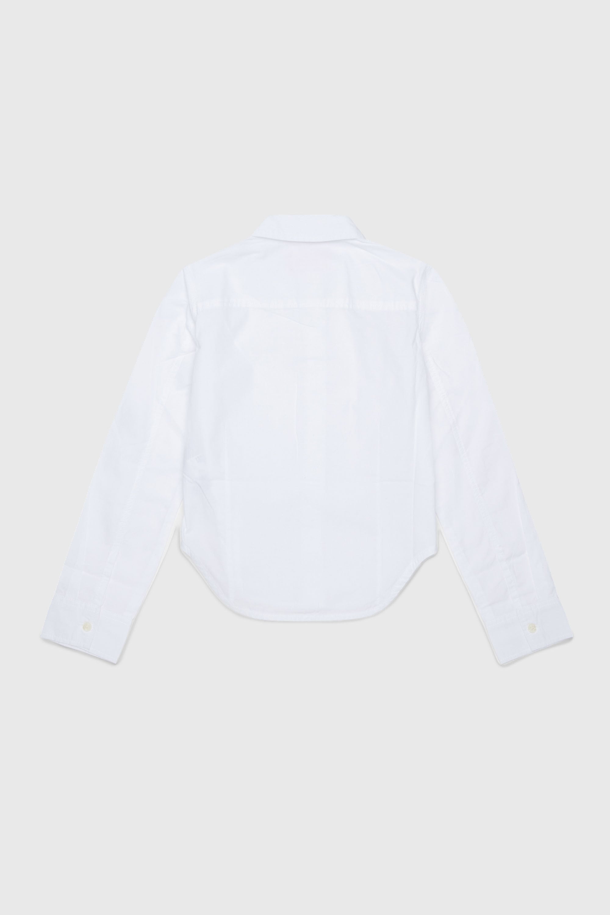 Diesel - CLAIRE, Camicia in cotone con collo Oval D Donna in Bianco - 2