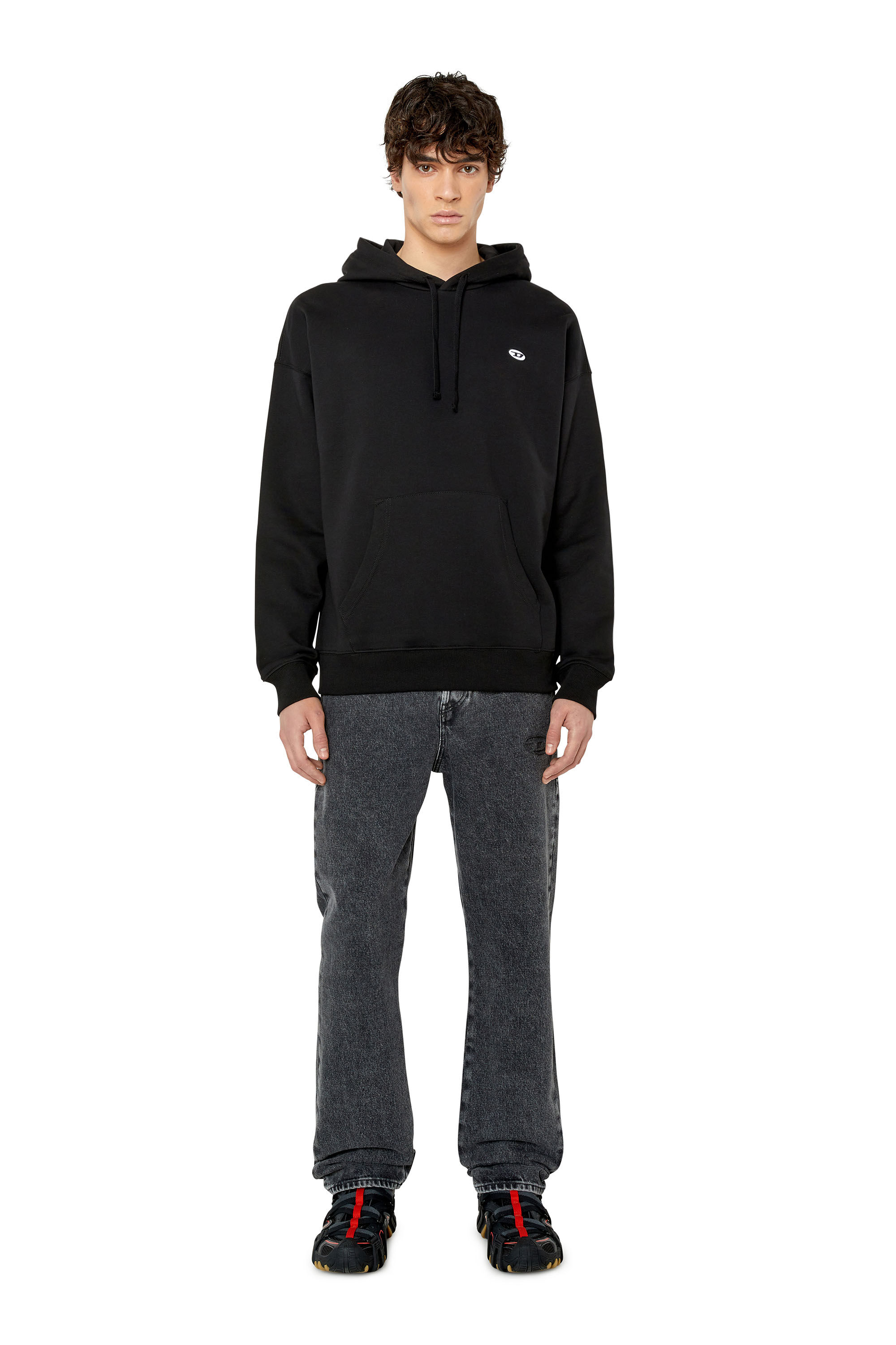 Felpa diesel uomo con cappuccio shop
