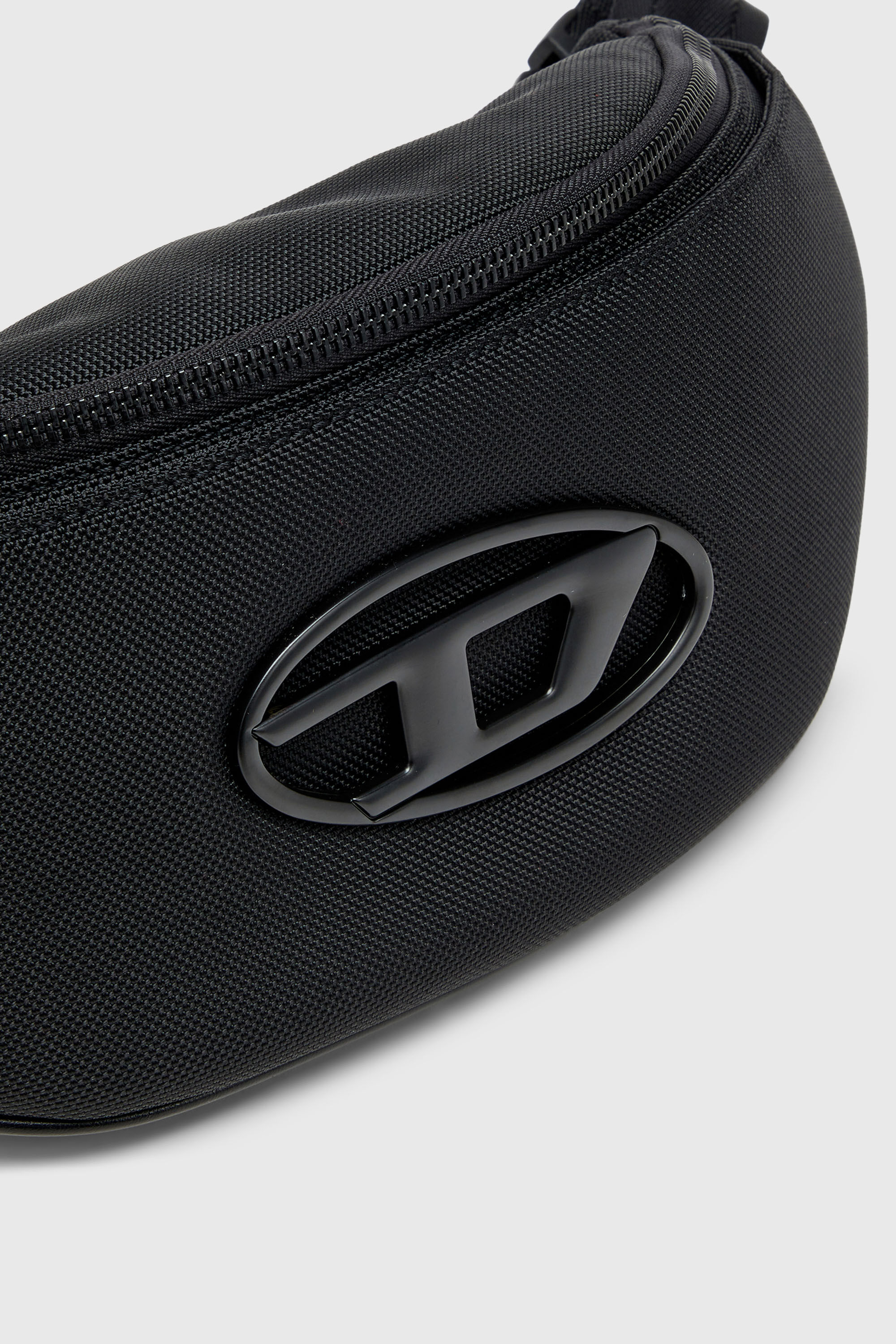 Diesel - HOLI-D BELT BAG M, Holi-D - Marsupio in nylon con tasca interna Unisex in Nero - 5