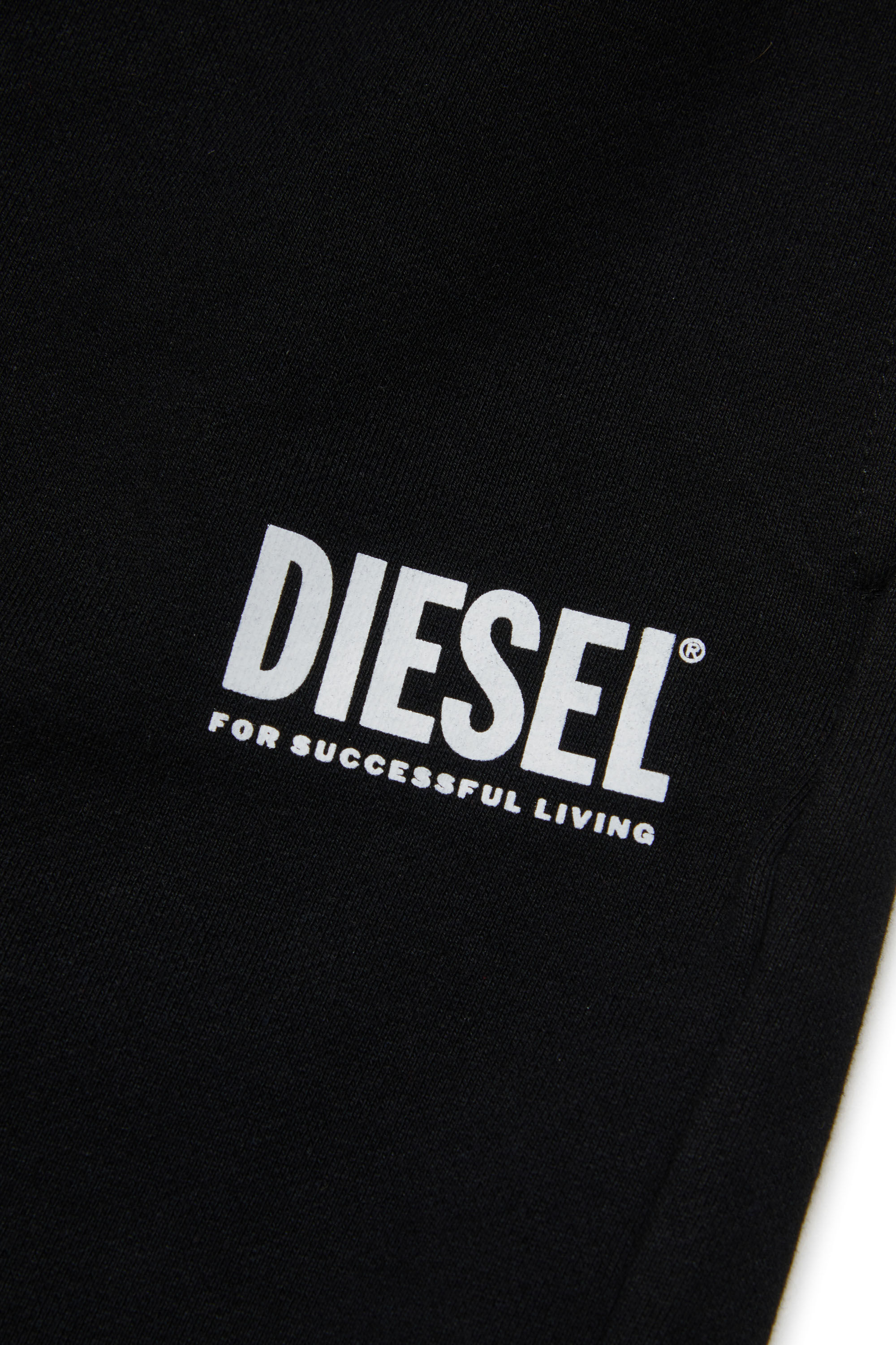 Diesel - LPENSIU DI, Unisex Pantaloni tuta con logo stampato in Nero - Image 3