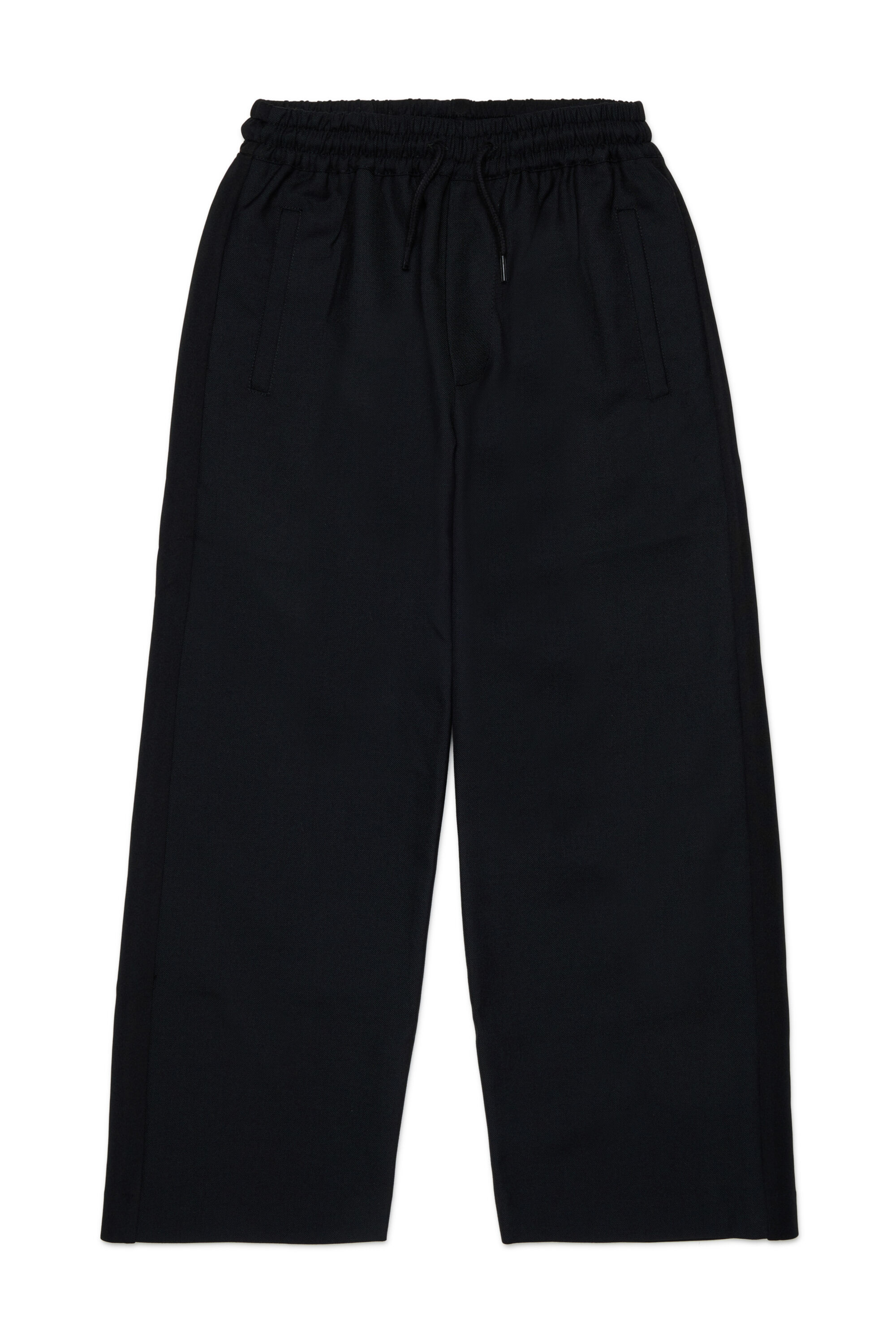 Diesel - PREBON, Pantaloni da tuta in misto lana Uomo in Nero - 1