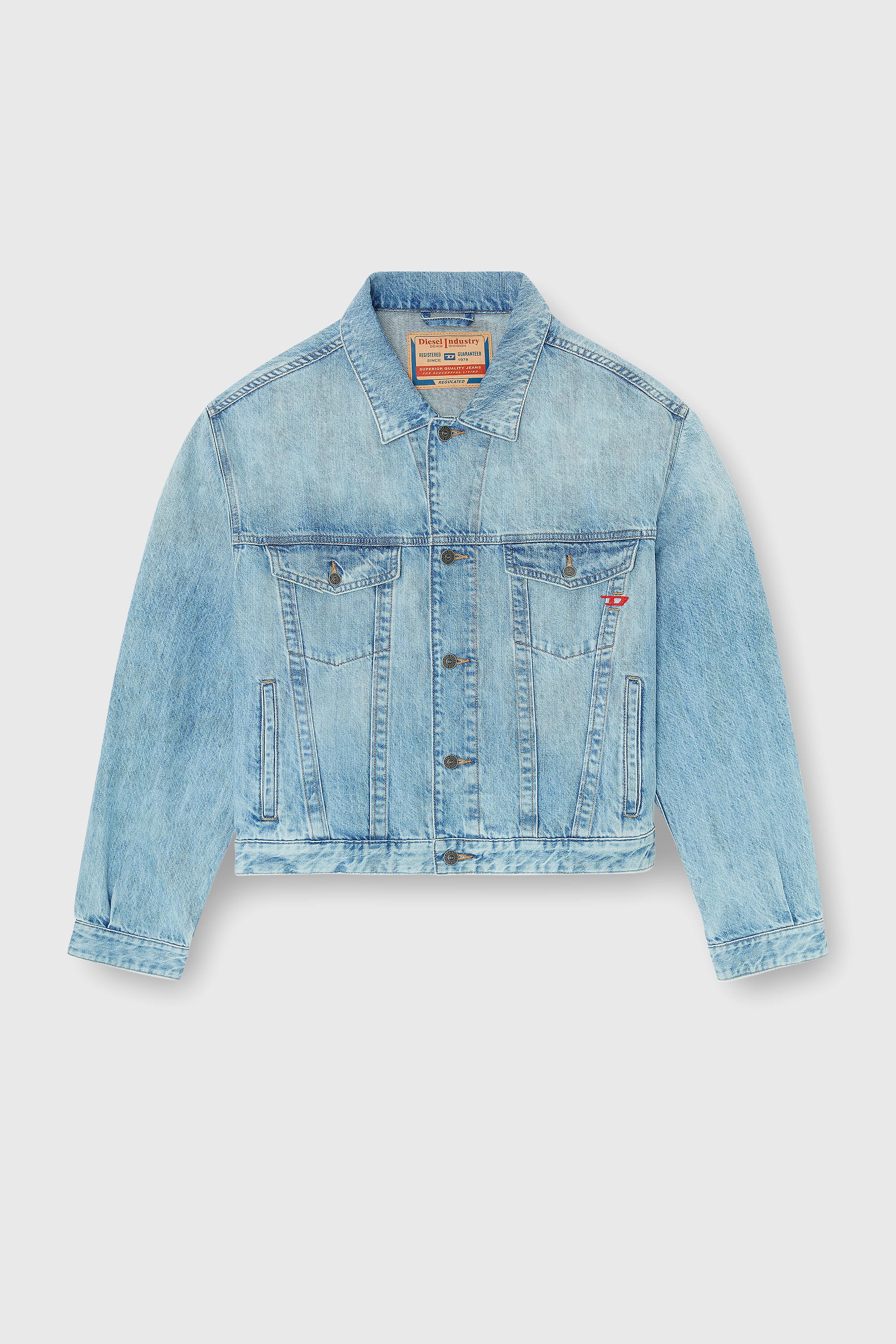Diesel - D-RANGER, Giacca trucker in denim Unisex in Blu - 2
