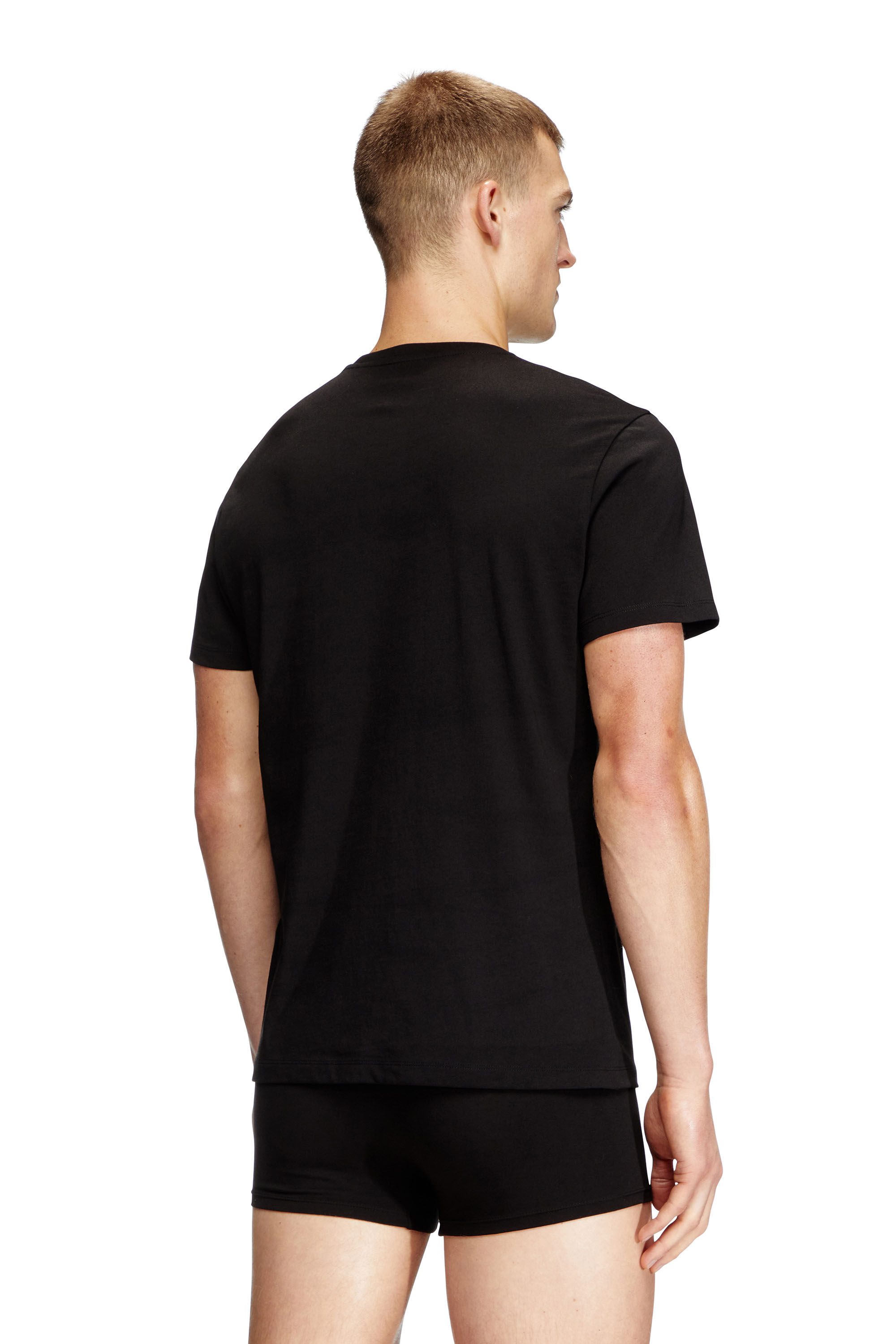 Diesel - MICHAEL-D-BOX-3PACK, Set da tre di T-shirt con scollo a V Uomo in Nero - 4