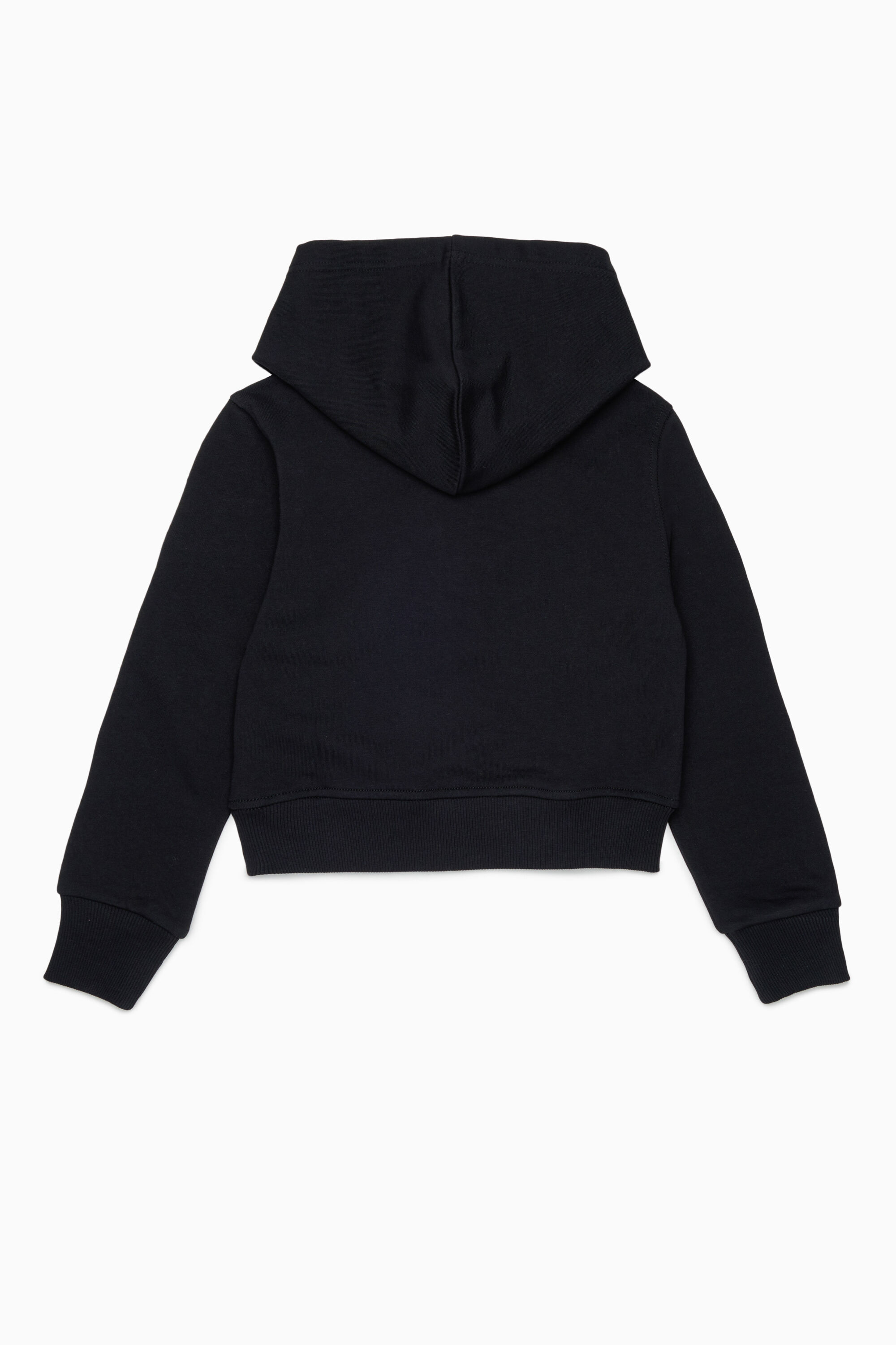 Diesel - SPALLYHOOD, Hoodie con logo in paillettes Donna in Nero - 2