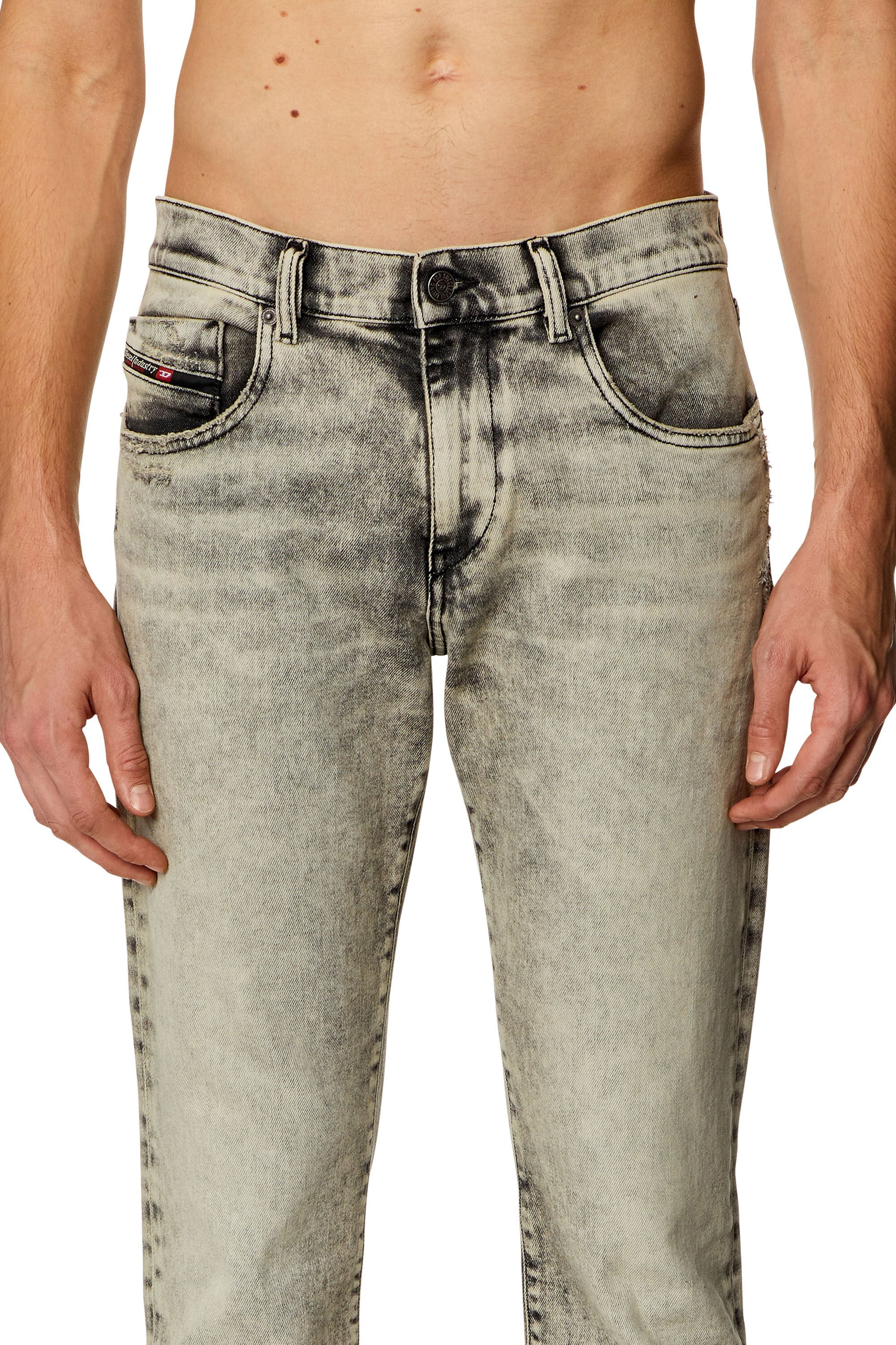 Diesel - Slim Jeans 2019 D-Strukt 09H56, Grigio - Image 5