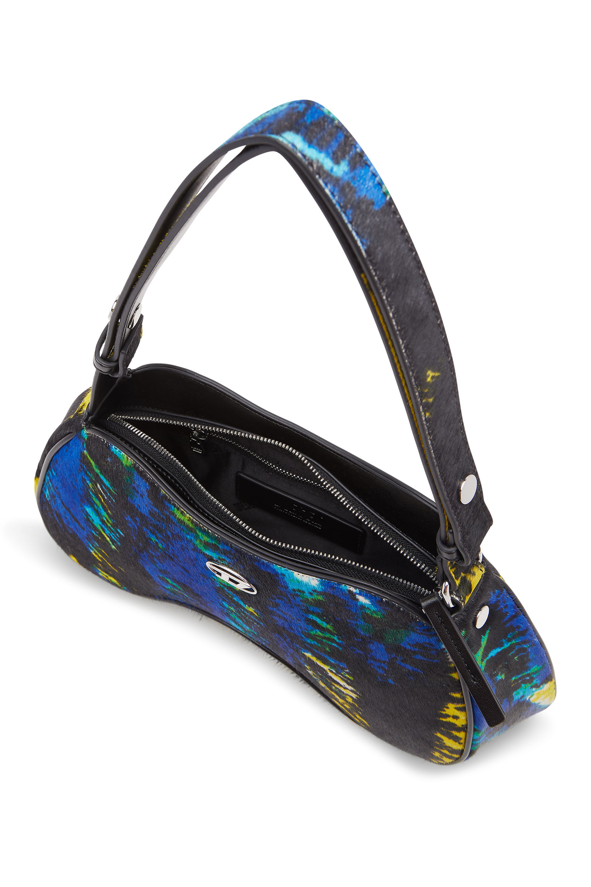 Diesel - PLAY SHOULDER, Play-Borsa a spalla in cavallino tigrato Donna in Multicolor - 5