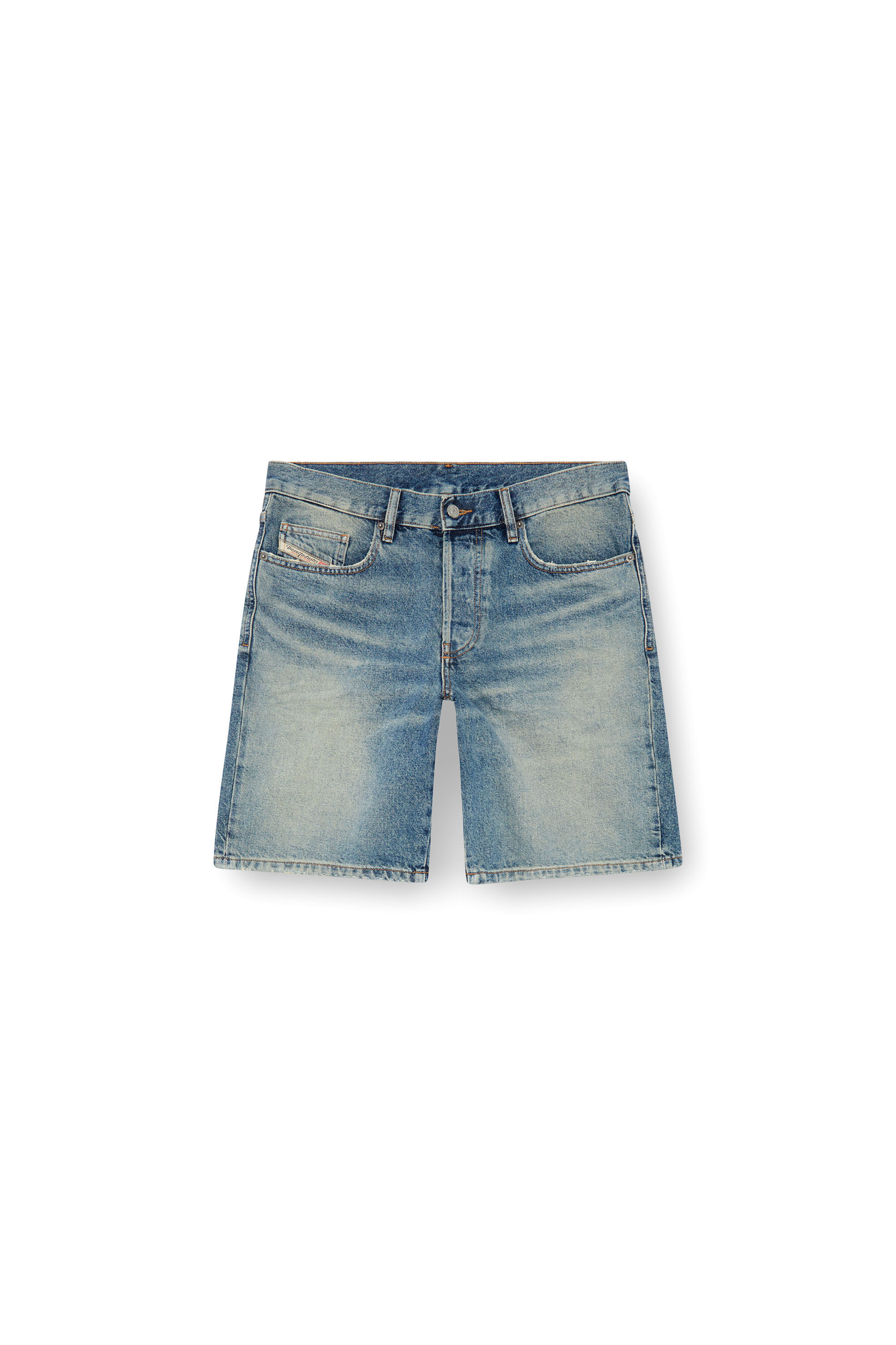 Short in denim regular fit Uomo Blu Diesel