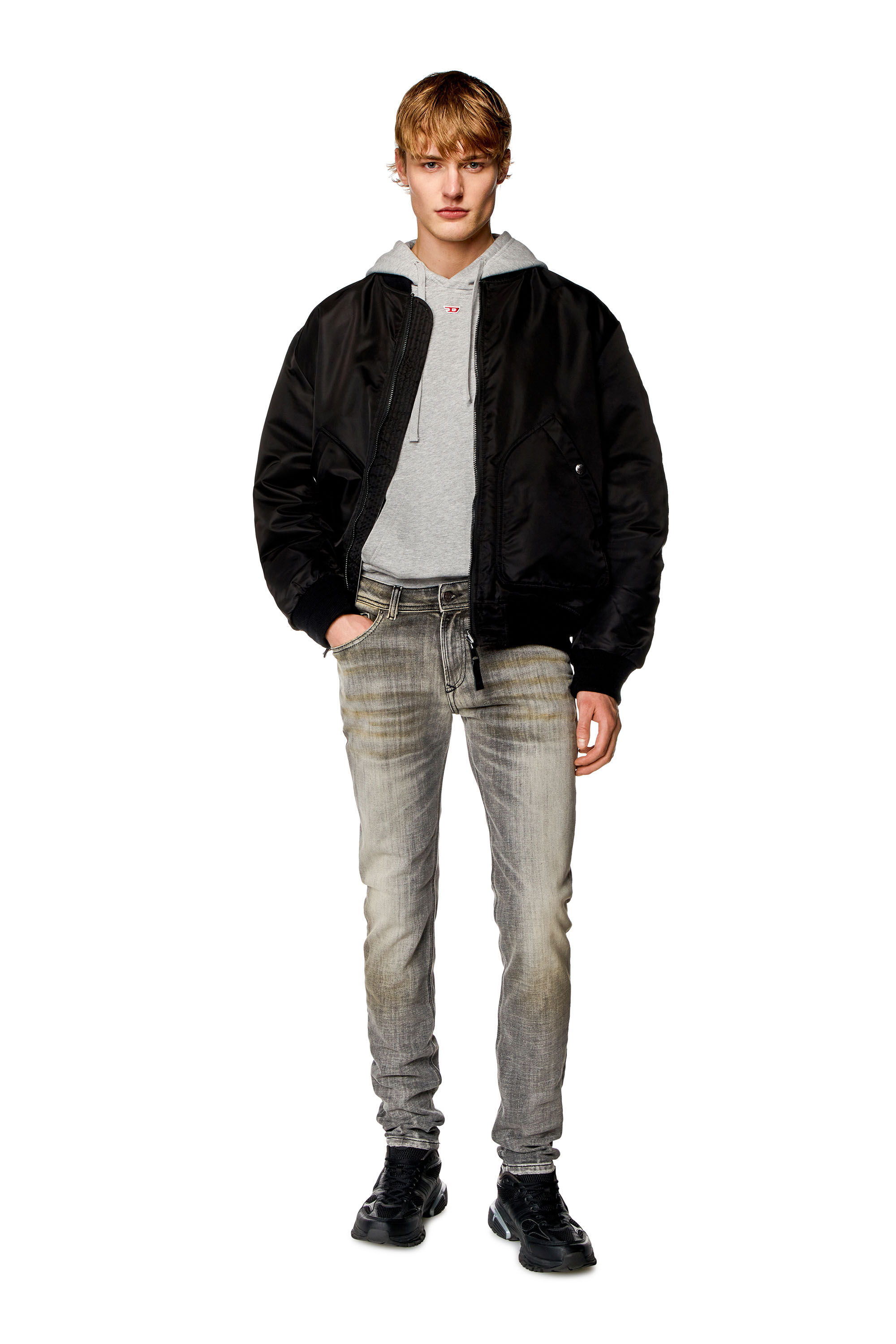 Jeans Uomo Skinny Grigio 1979 Sleenker Diesel