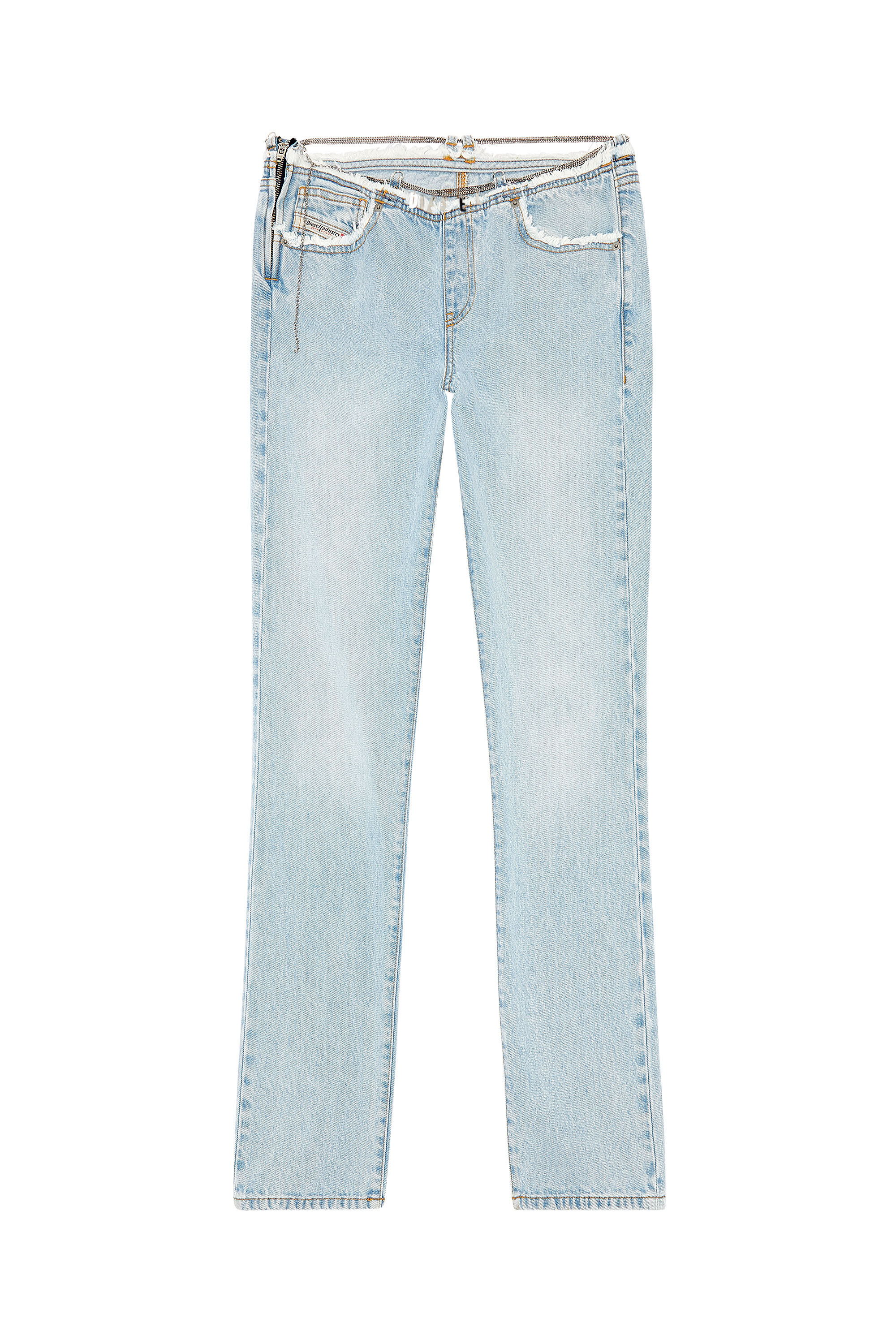 Diesel - Straight Jeans 2002 0NLAA, Blu Chiaro - Image 2