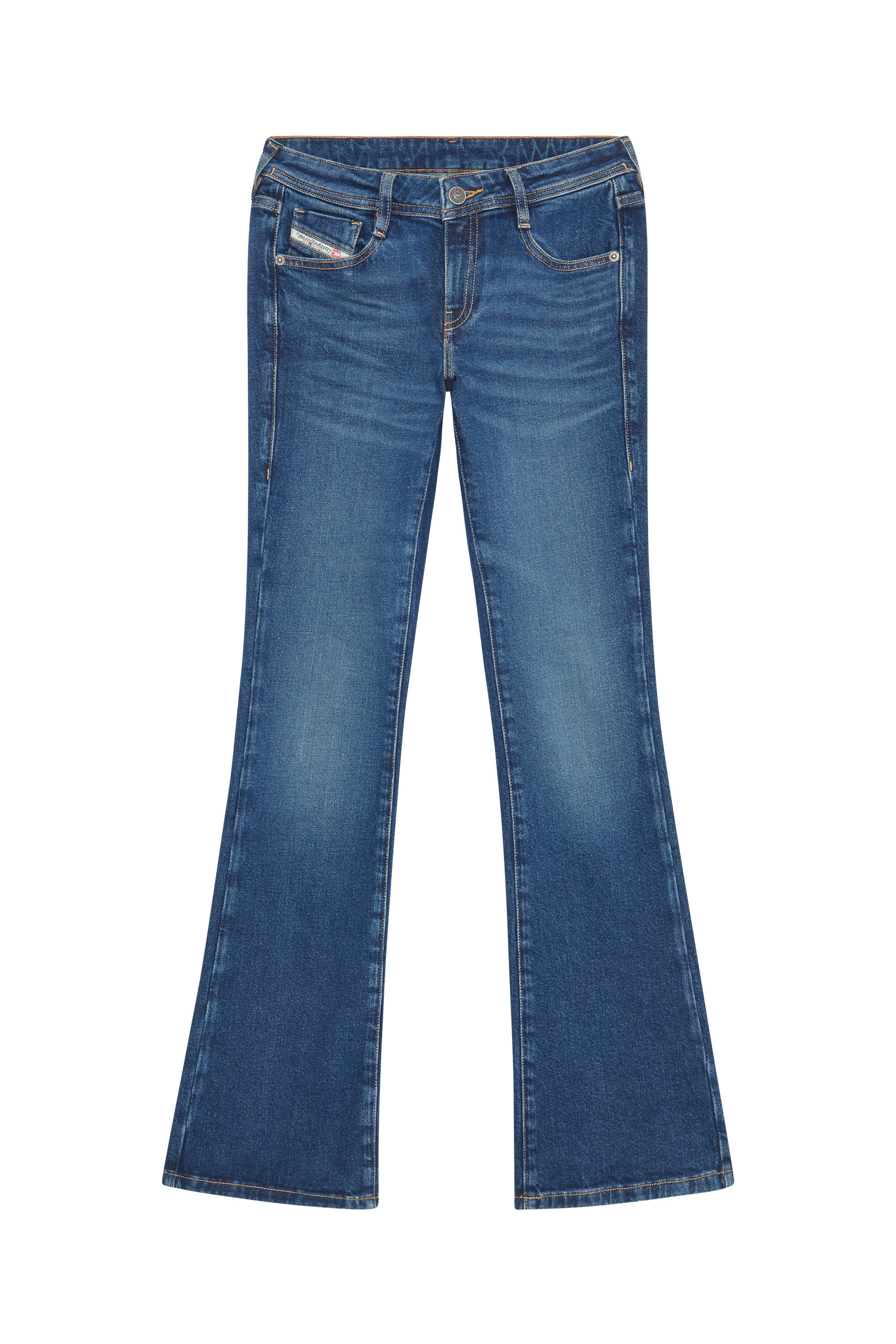 Diesel - 1969 D-Ebbey 0GYCS Bootcut and Flare Jeans, Blu Scuro - Image 2
