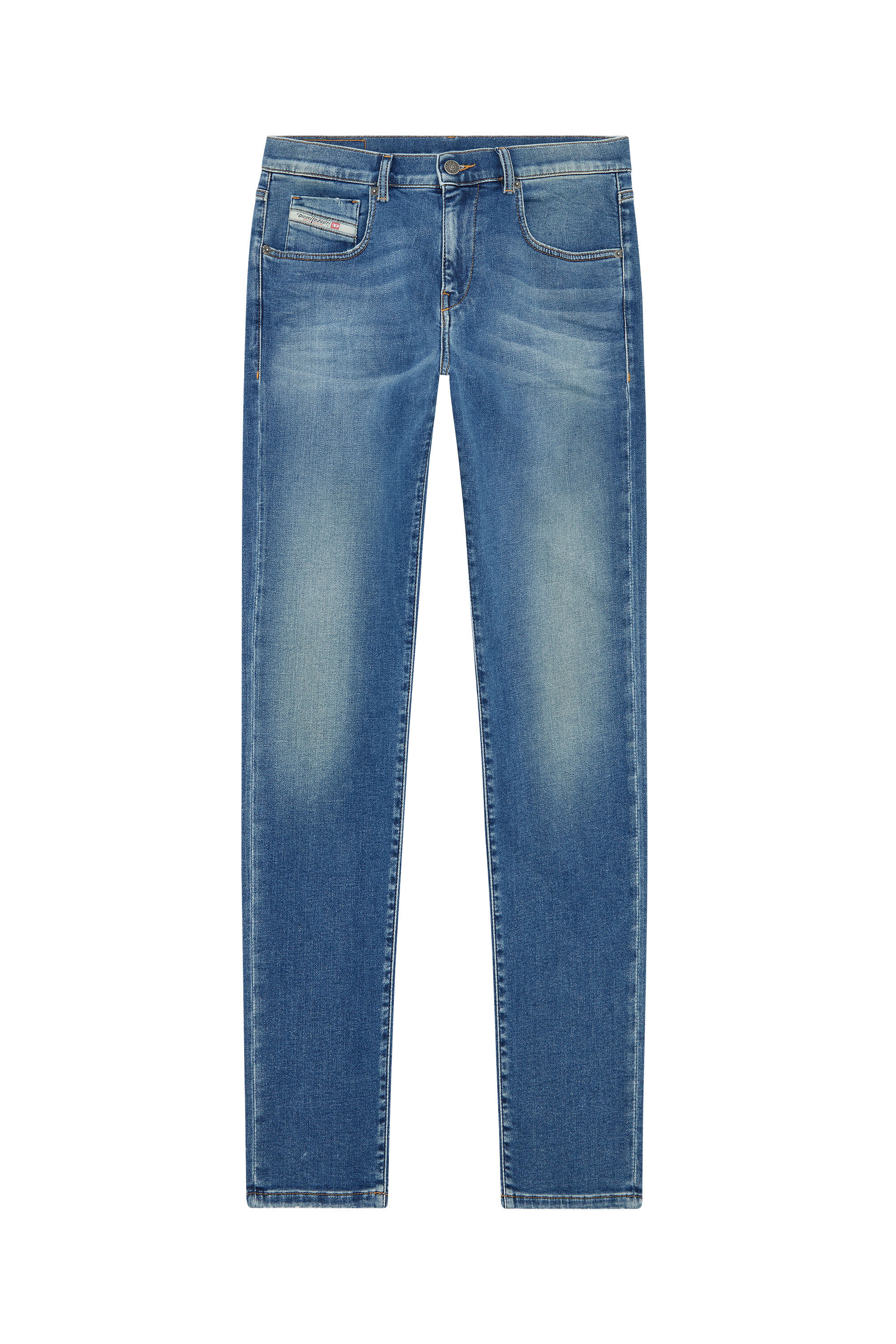 Diesel - Slim 2060 D-Strukt Joggjeans® 068CX Uomo, Blu medio - Image 2