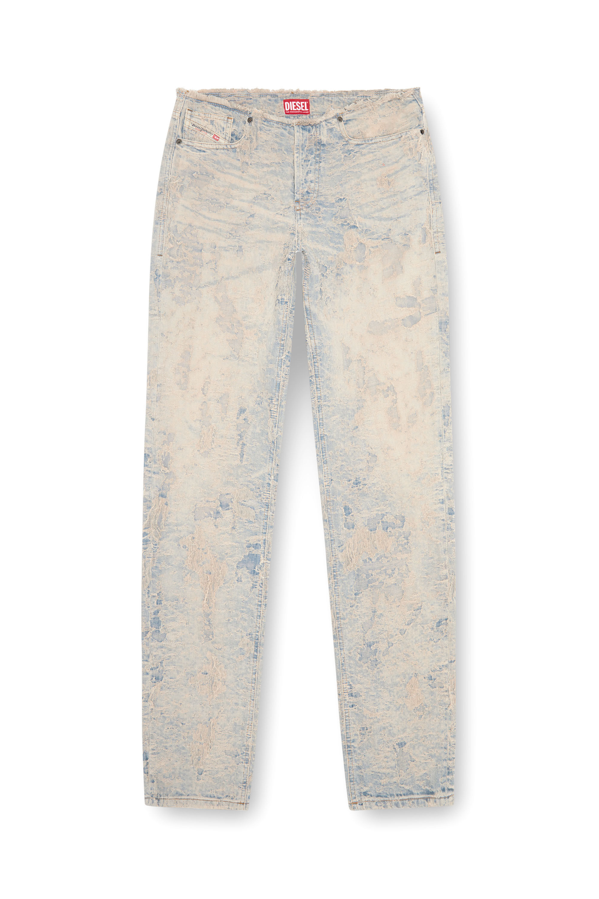 Diesel - Straight Jeans D-Arker 007Y5 Donna, Blu Chiaro - Image 2