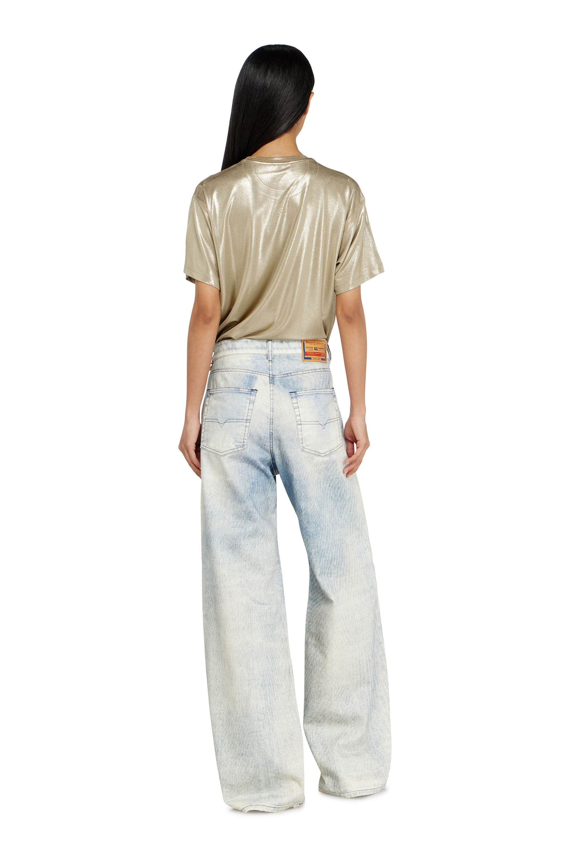 Diesel - Relaxed Jeans 1996 D-Sire 09R69 Donna, Blu Chiaro - Image 3