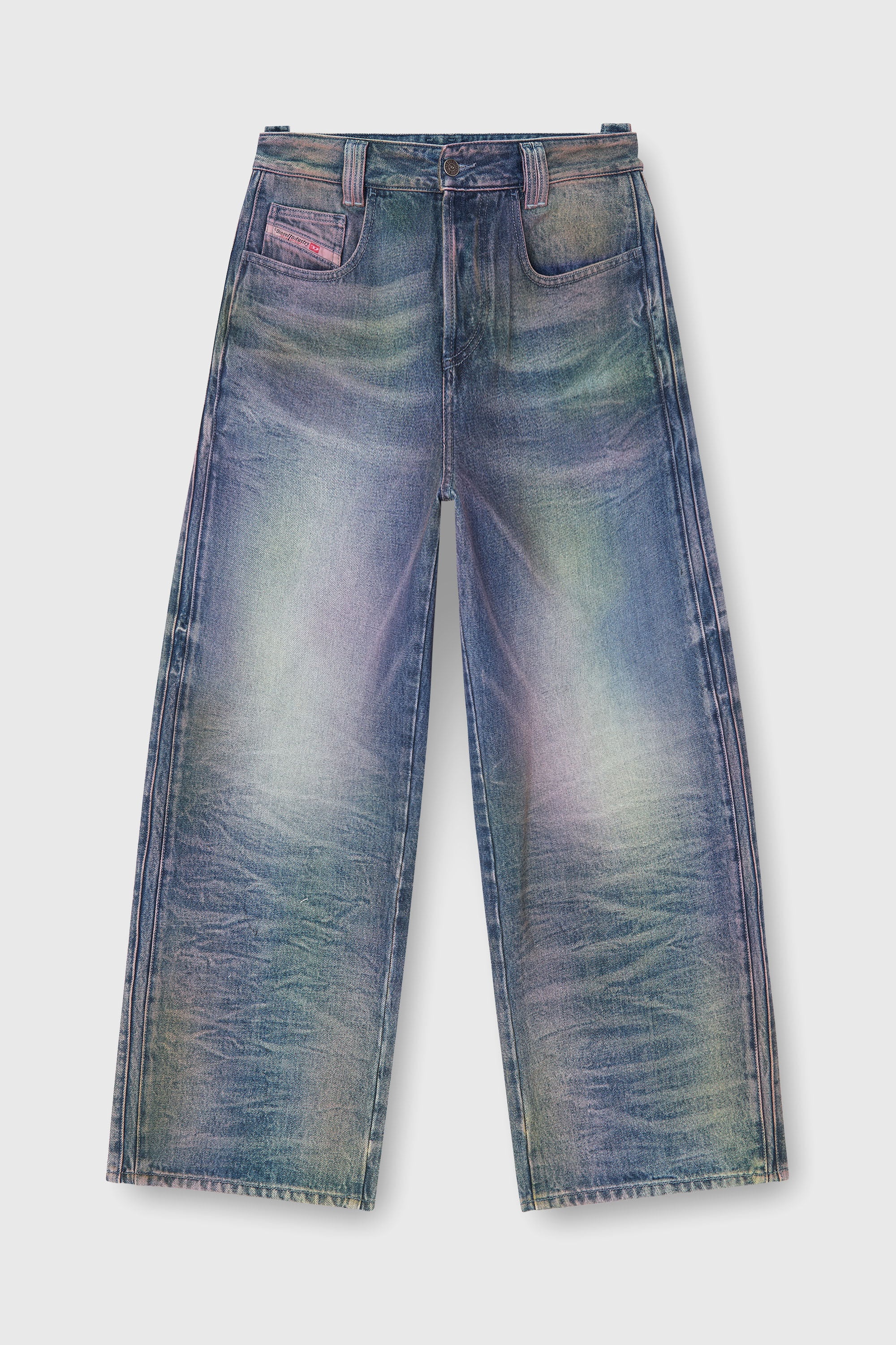 Diesel - Relaxed Jeans 1982 D-Hakou 007FW Unisex, Blu medio - Image 8