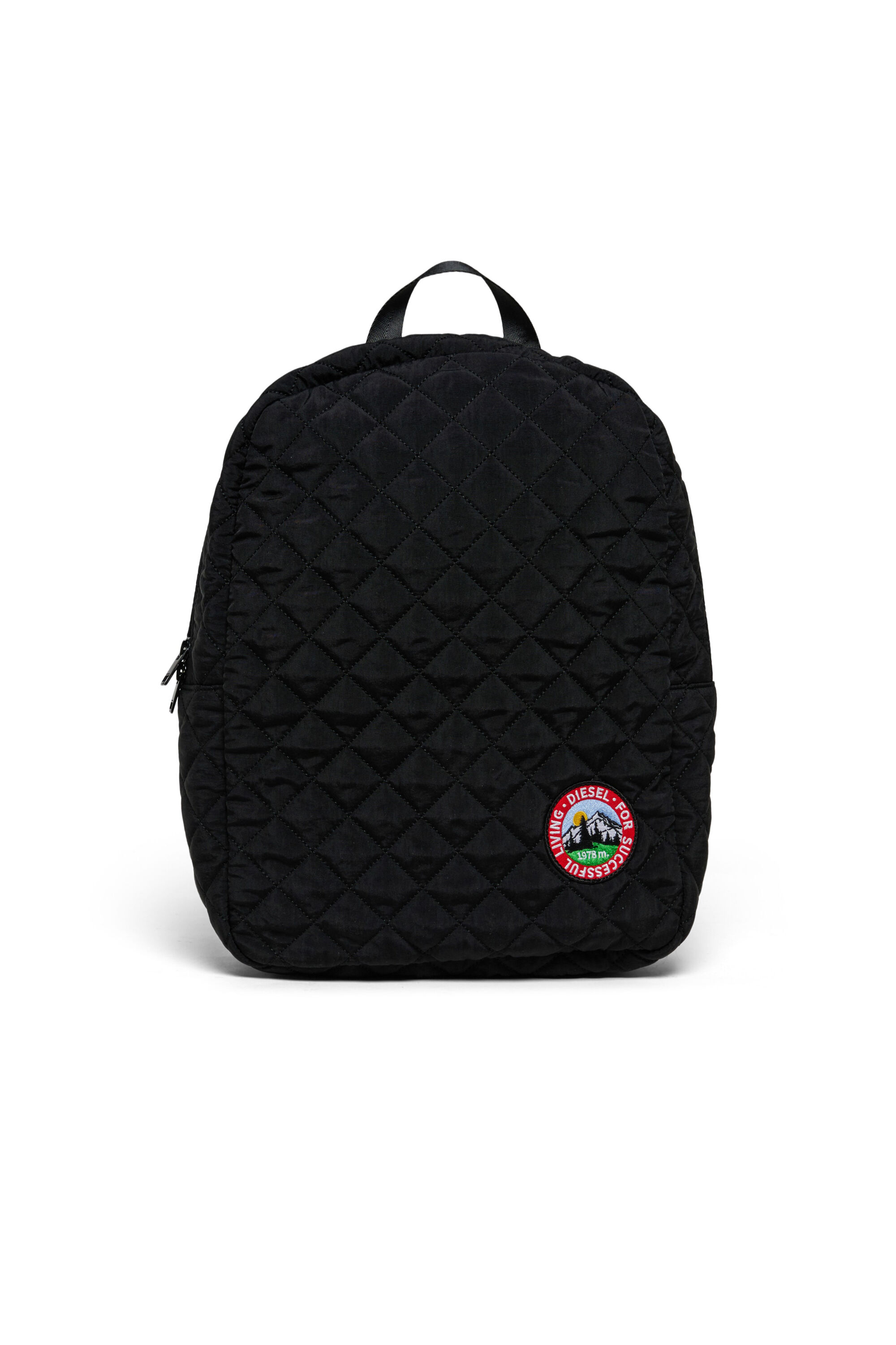 Diesel - WMENT, WMENT - Zaino in nylon trapuntato Unisex in Nero - 1