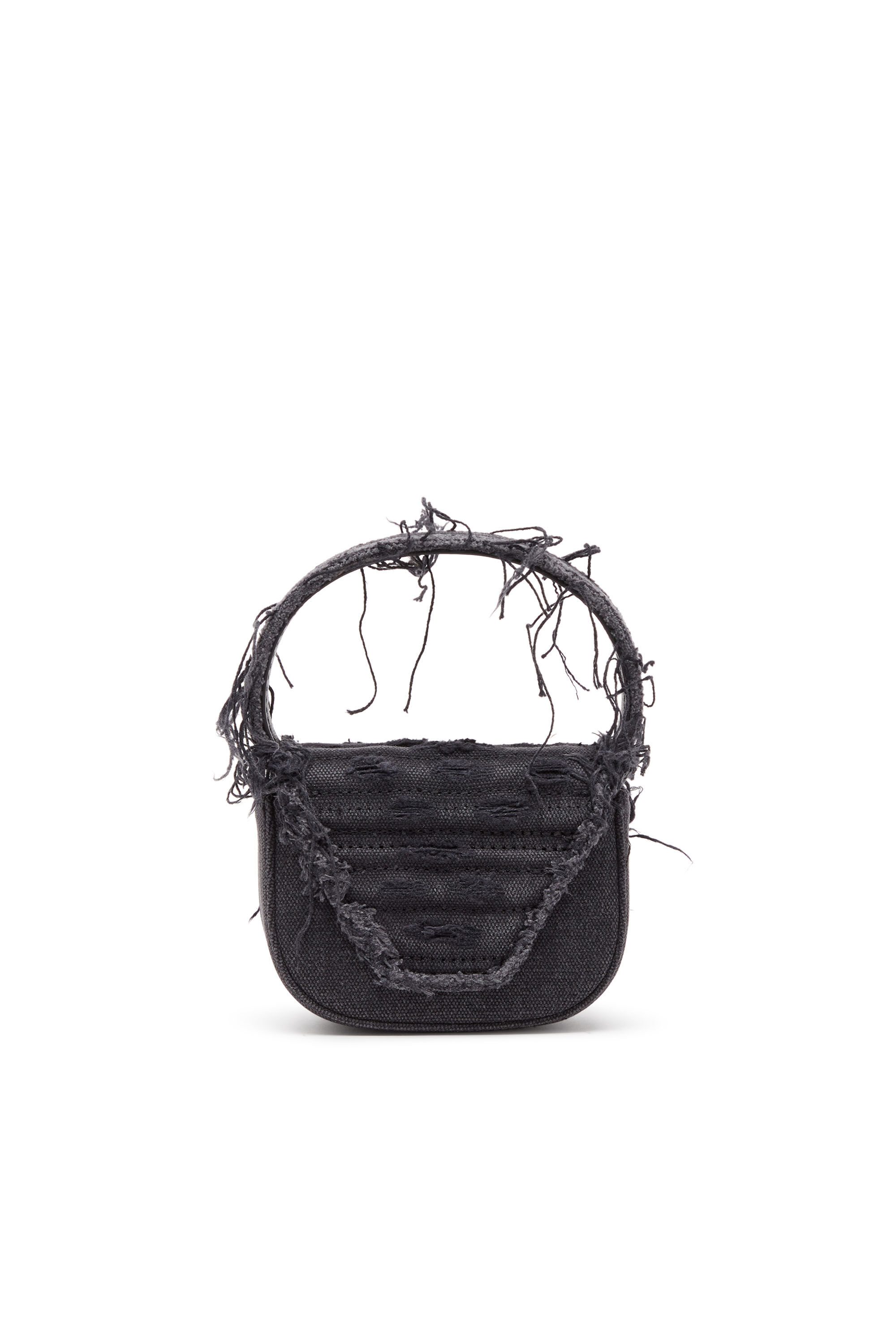 1DR XS Iconica mini bag in tela e pelle Donna Nero Diesel