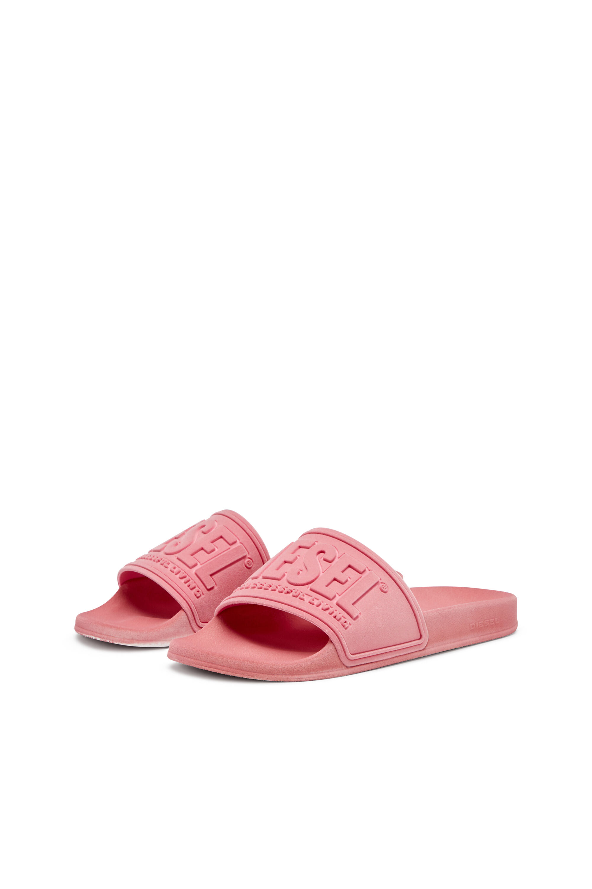 Diesel - SA-MAYEMI CC W, Sa-Mayemi-Ciabatte da piscina con effetto vellutato Donna in Rosa - 8