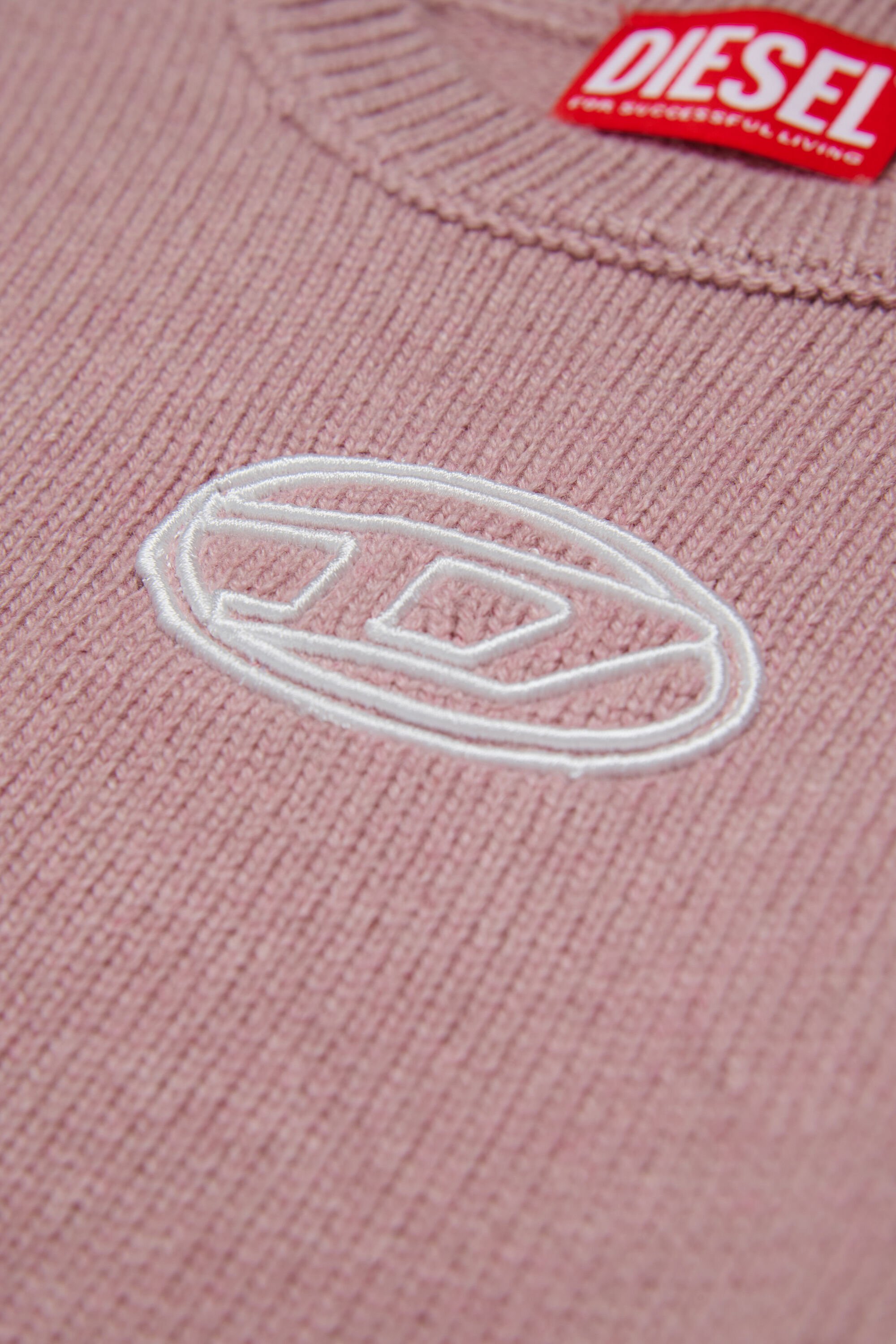 Diesel - KLESSY, Maglione misto lana con logo Donna in Rosa - 4