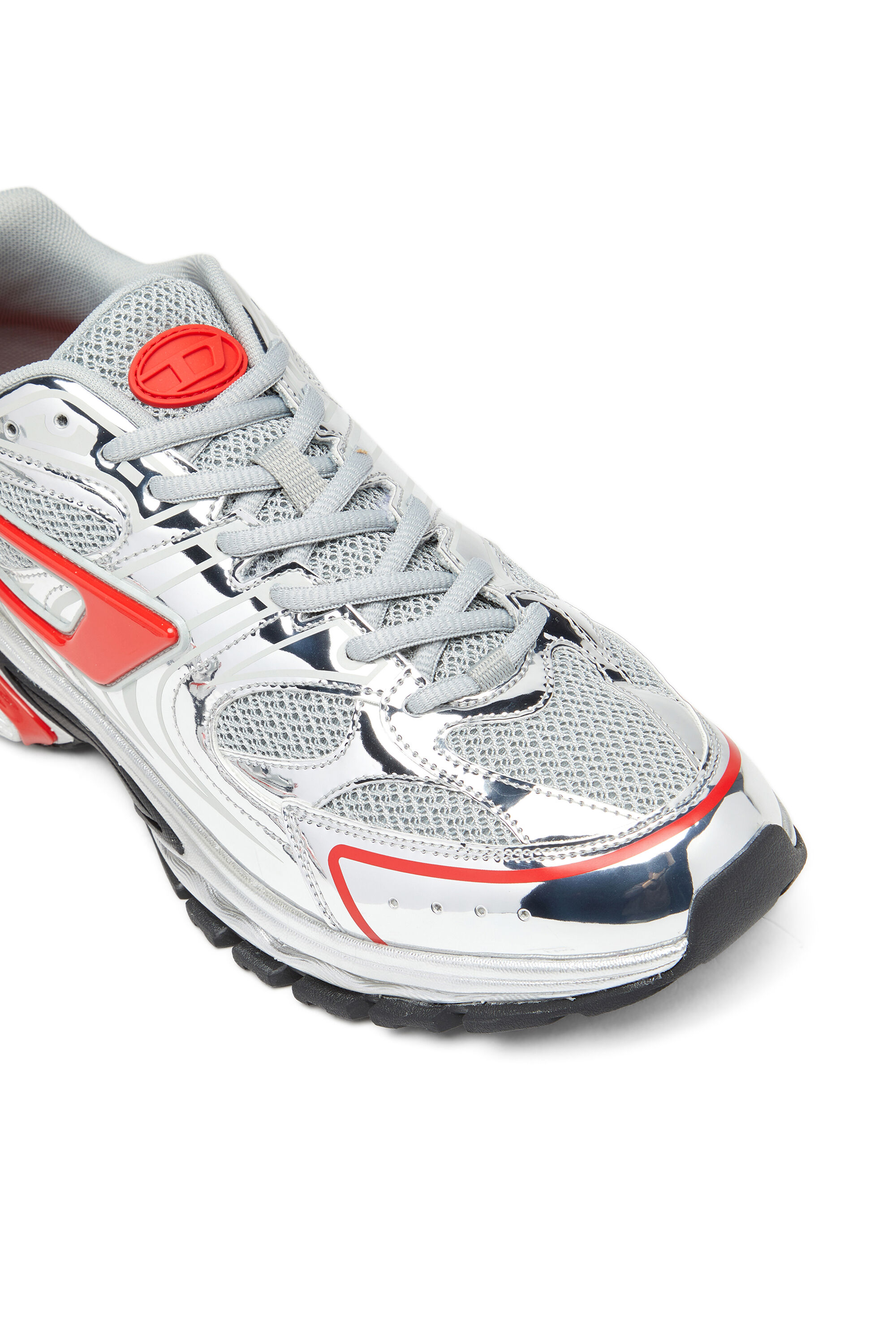 Diesel - S-SERENDIPITY PRO-X1, S-Serendipity-Sneaker in mesh con applicazioni metallizzate Uomo in Multicolor - 6