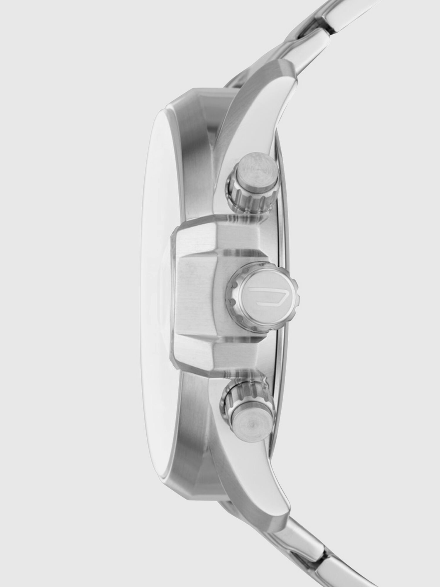DZ4473 Man: Silver-tone watch with steel case, 47 mm | Diesel