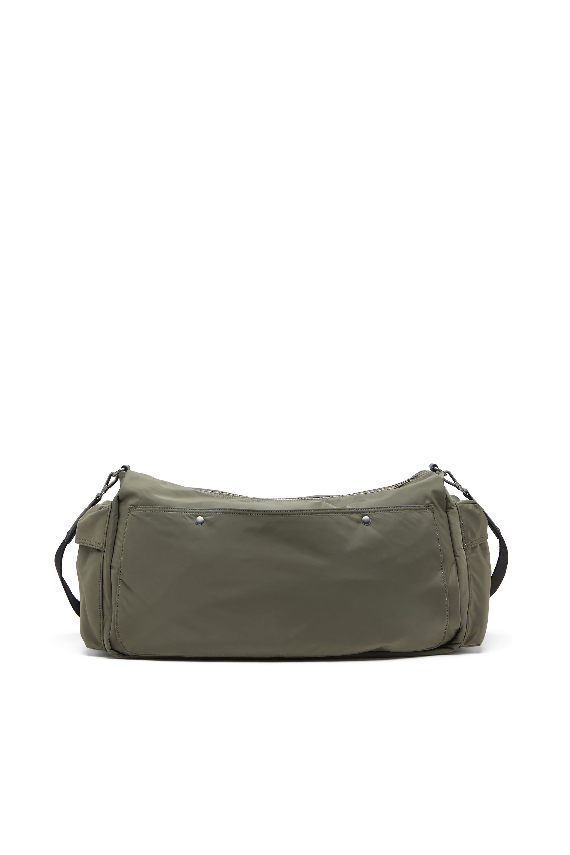 Diesel - MULTI-PKTS DUFFLE X, Multi-Pkts-Borsa arricciata multitasca in tessuto utility Unisex in Verde - 3