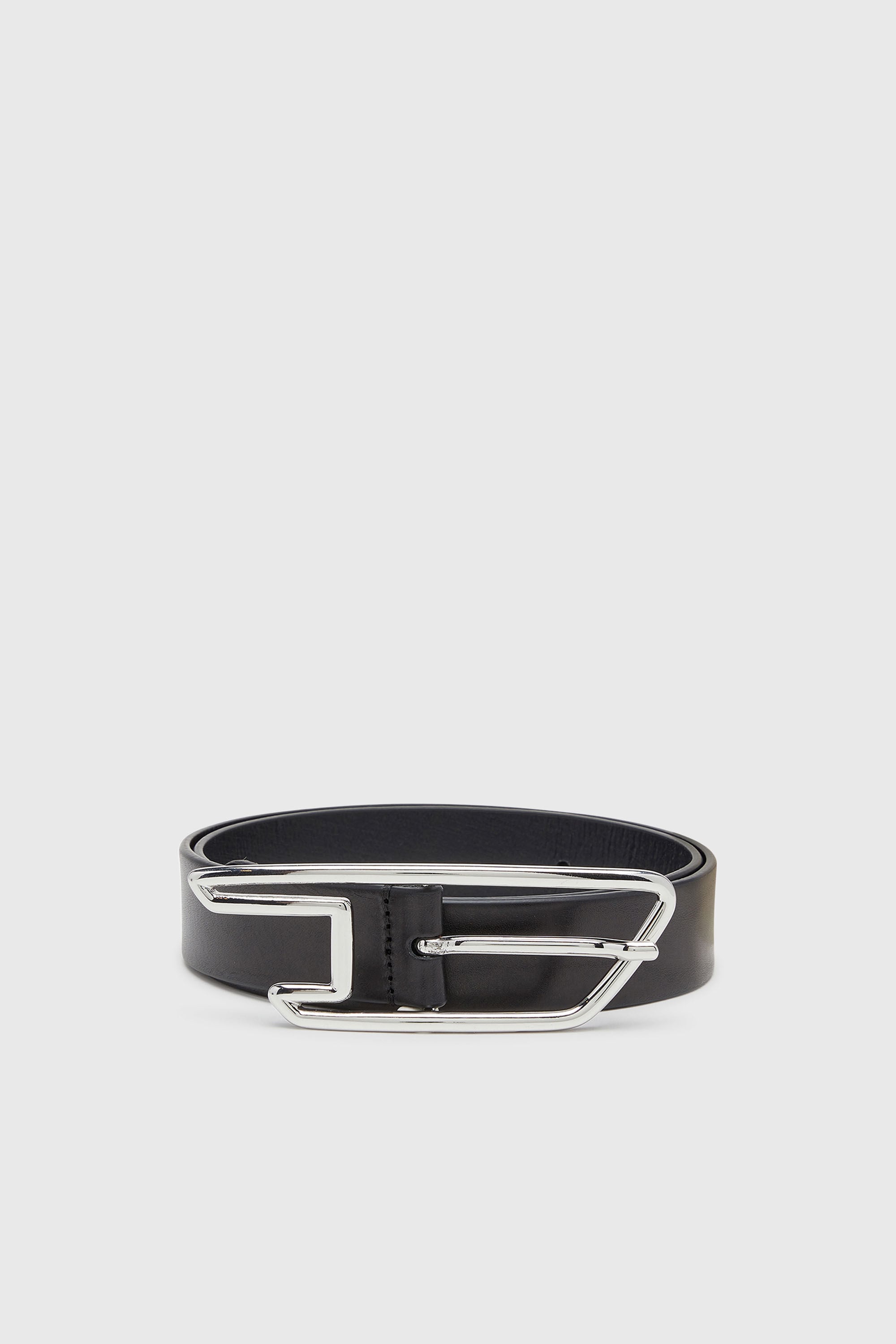 Diesel - B-D LINE W 30, Cintura 3 cm in pelle pull-up Donna in Nero - 1