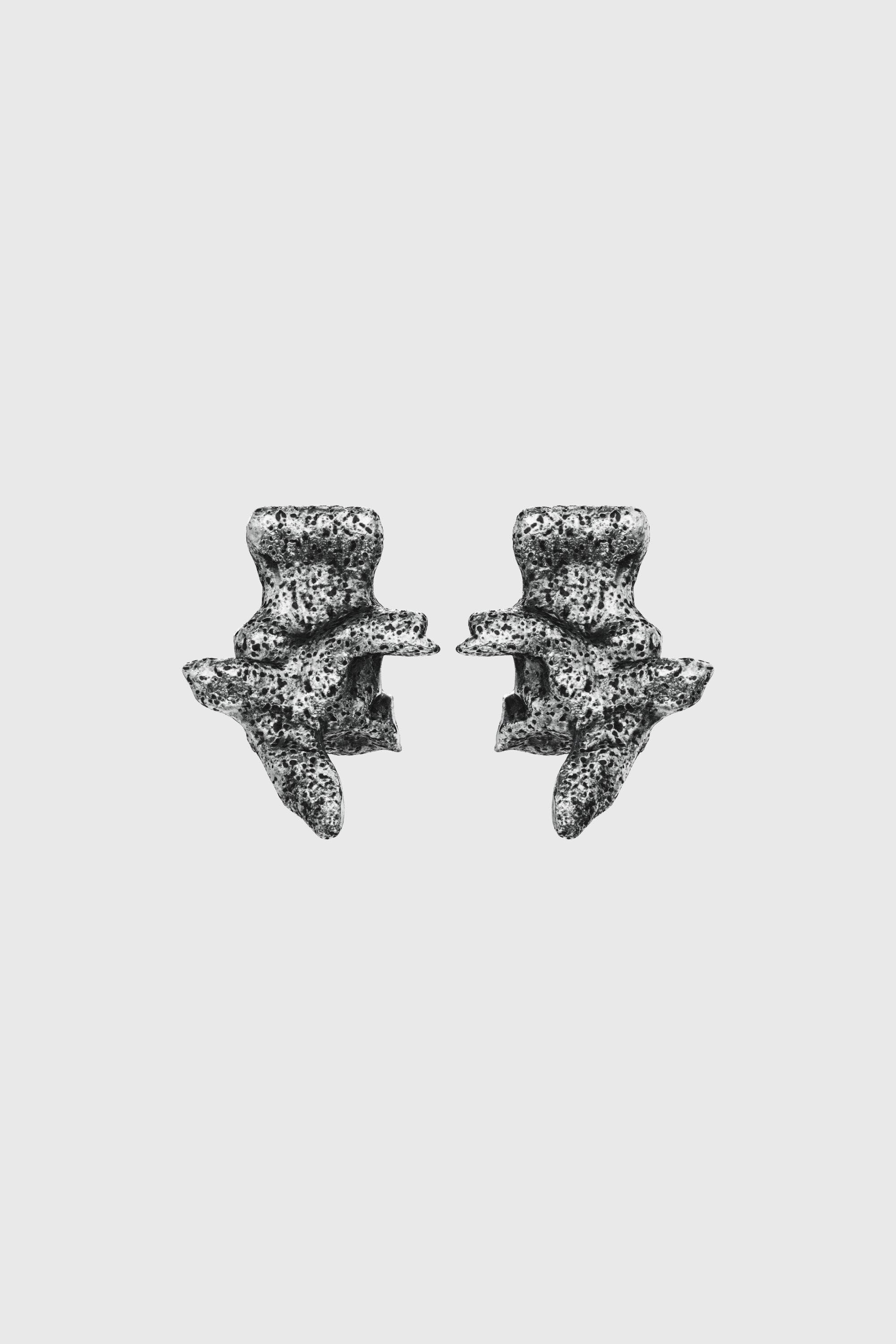 Diesel - DX1710040 JEWELLERY, Orecchini color argento con borchie Unisex in Grigio - 2