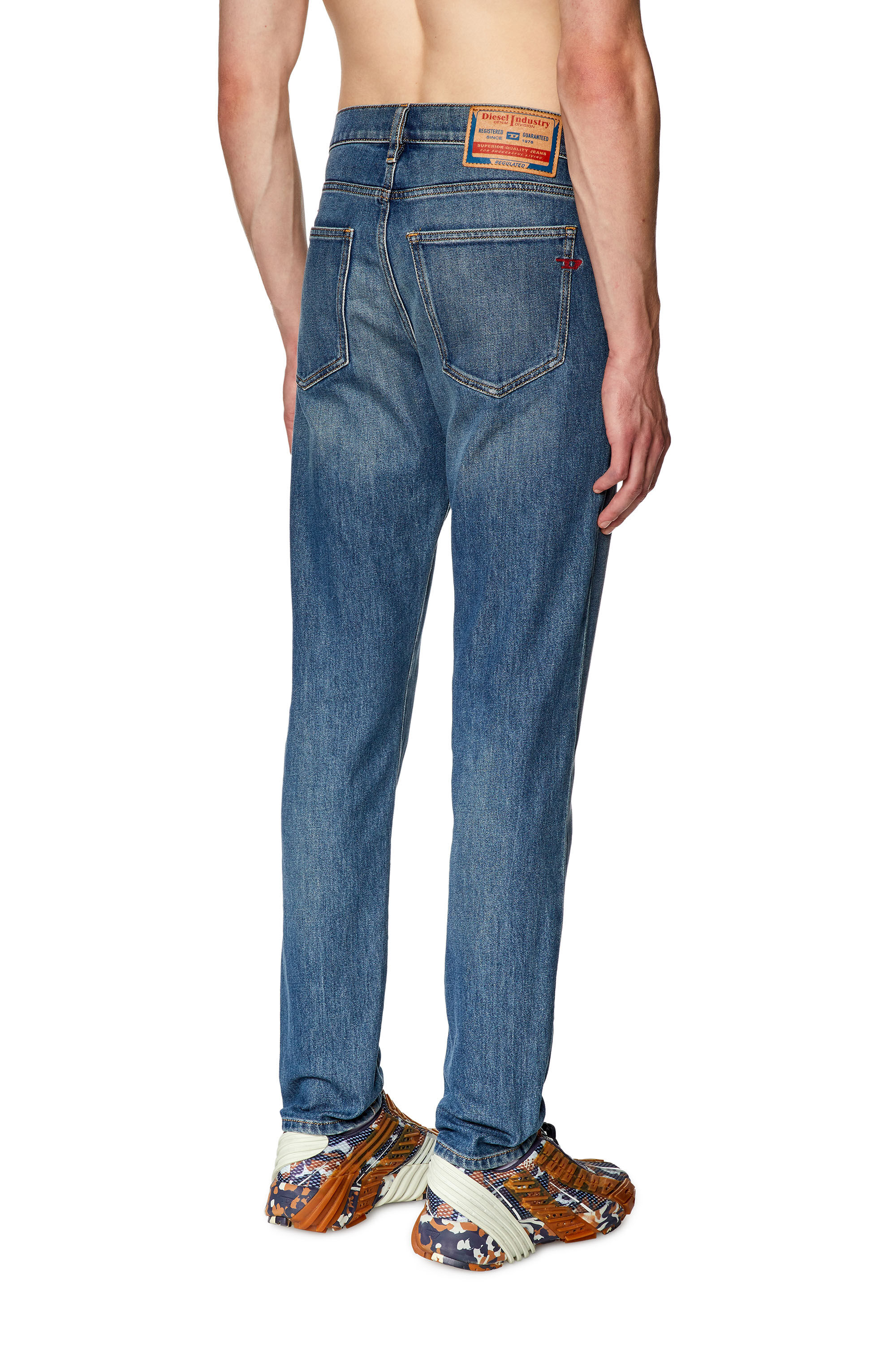 Diesel - Slim Jeans 2019 D-Strukt 09F88, Blu medio - Image 4