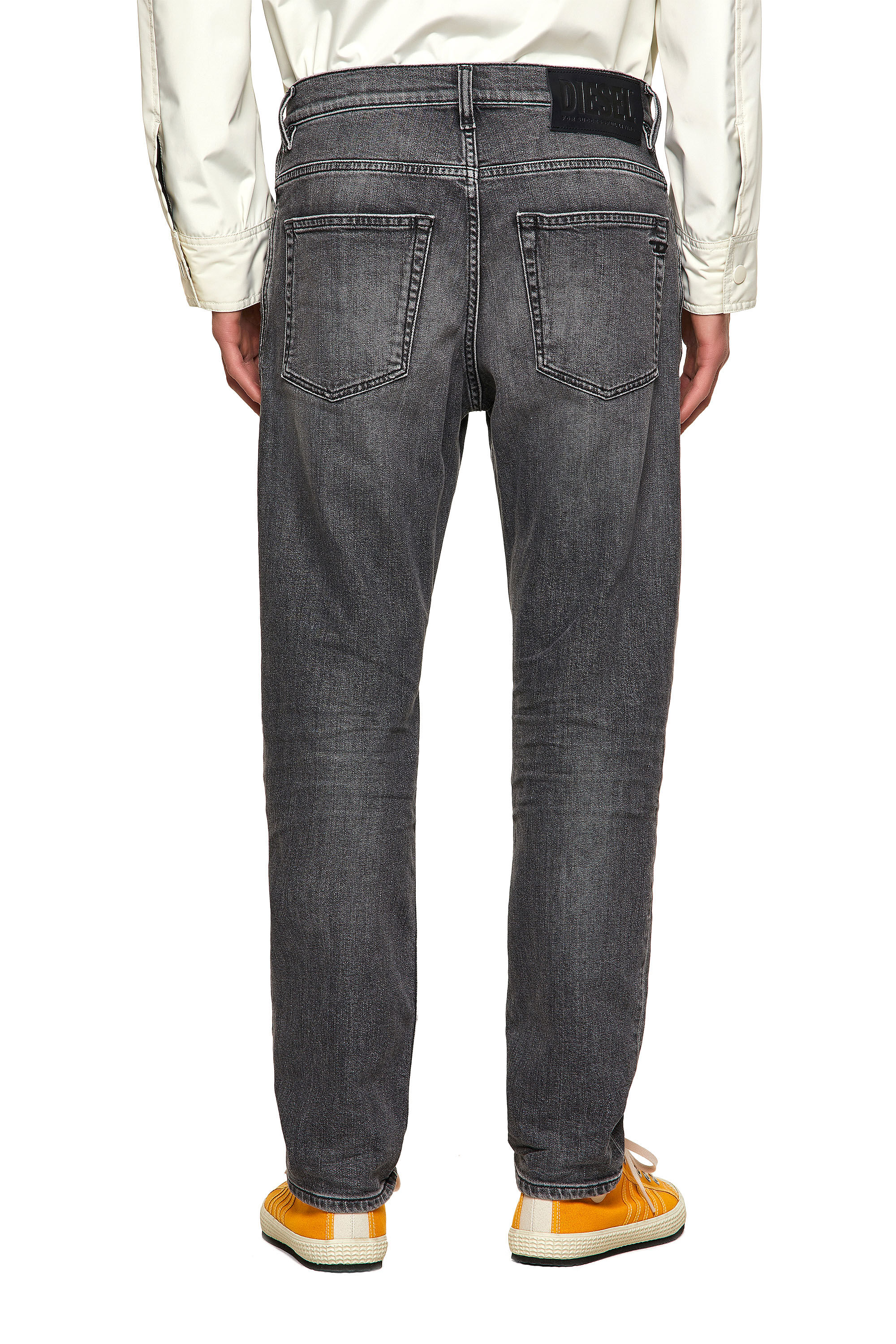 Diesel - 2005 D-FINING 09A11 Tapered Jeans, Nero/Grigio scuro - Image 4