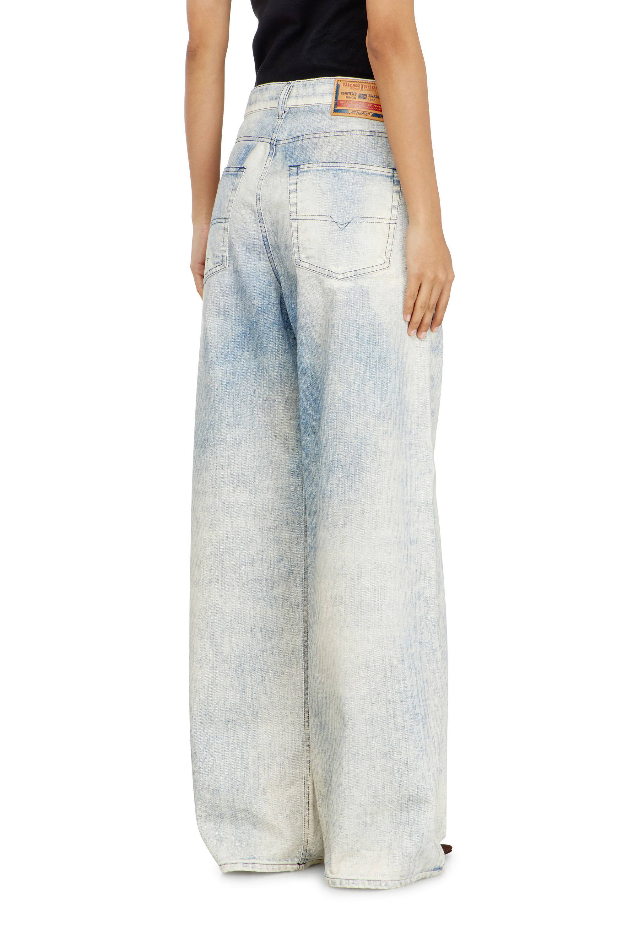Diesel - Relaxed Jeans 1996 D-Sire 09R69 Donna, Blu Chiaro - Image 5