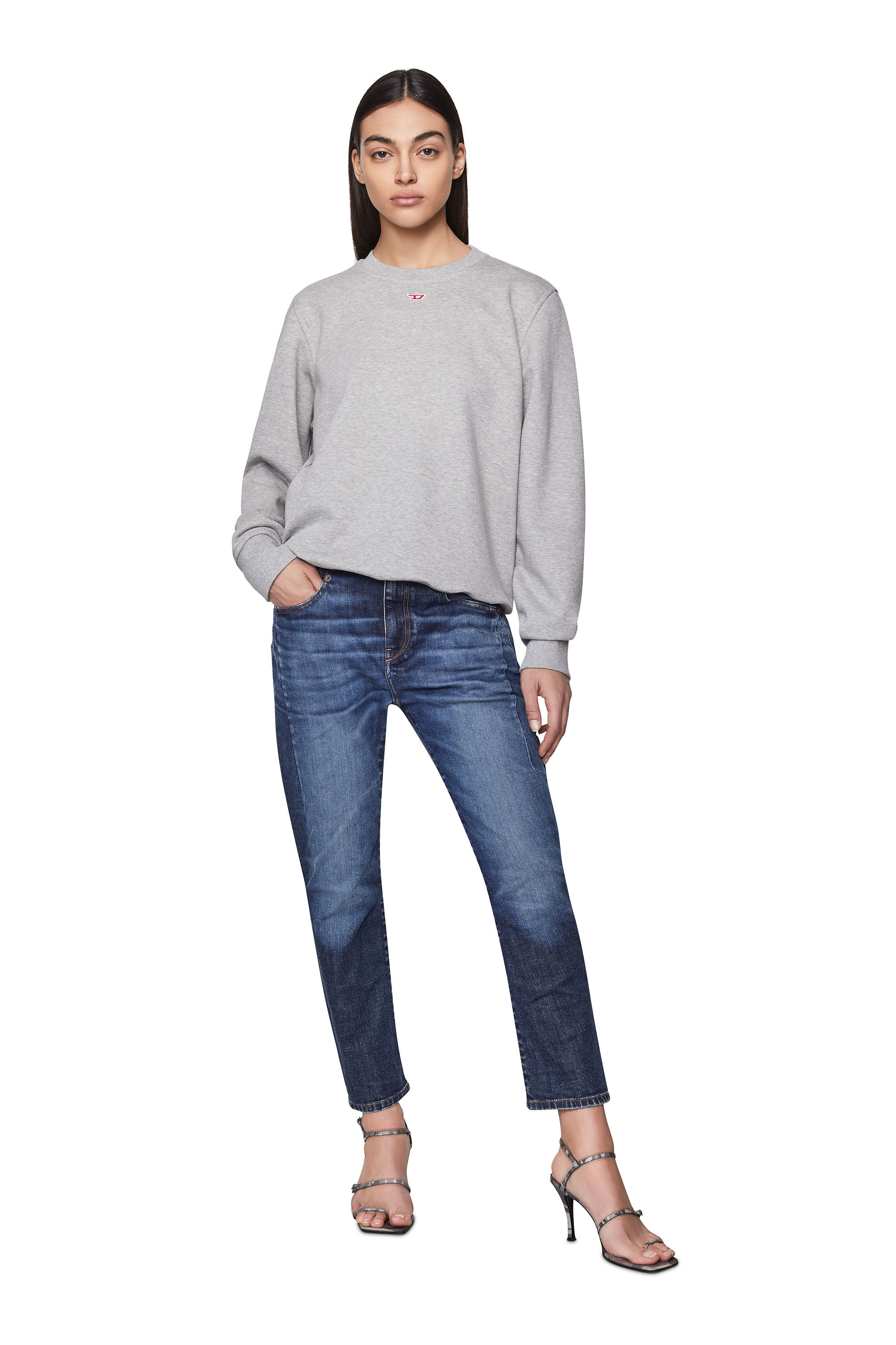Jeans Boyfriend Donna cavallo basso Blu medio: Fayza 09C63 | Diesel