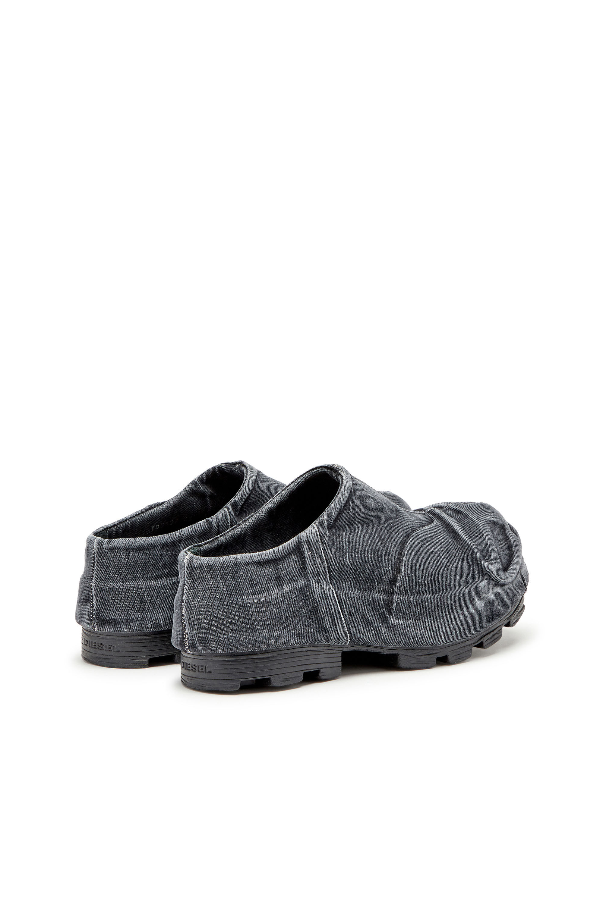 D Hammer Stivaletti bassi in denim con punta oval D Uomo Nero Diesel