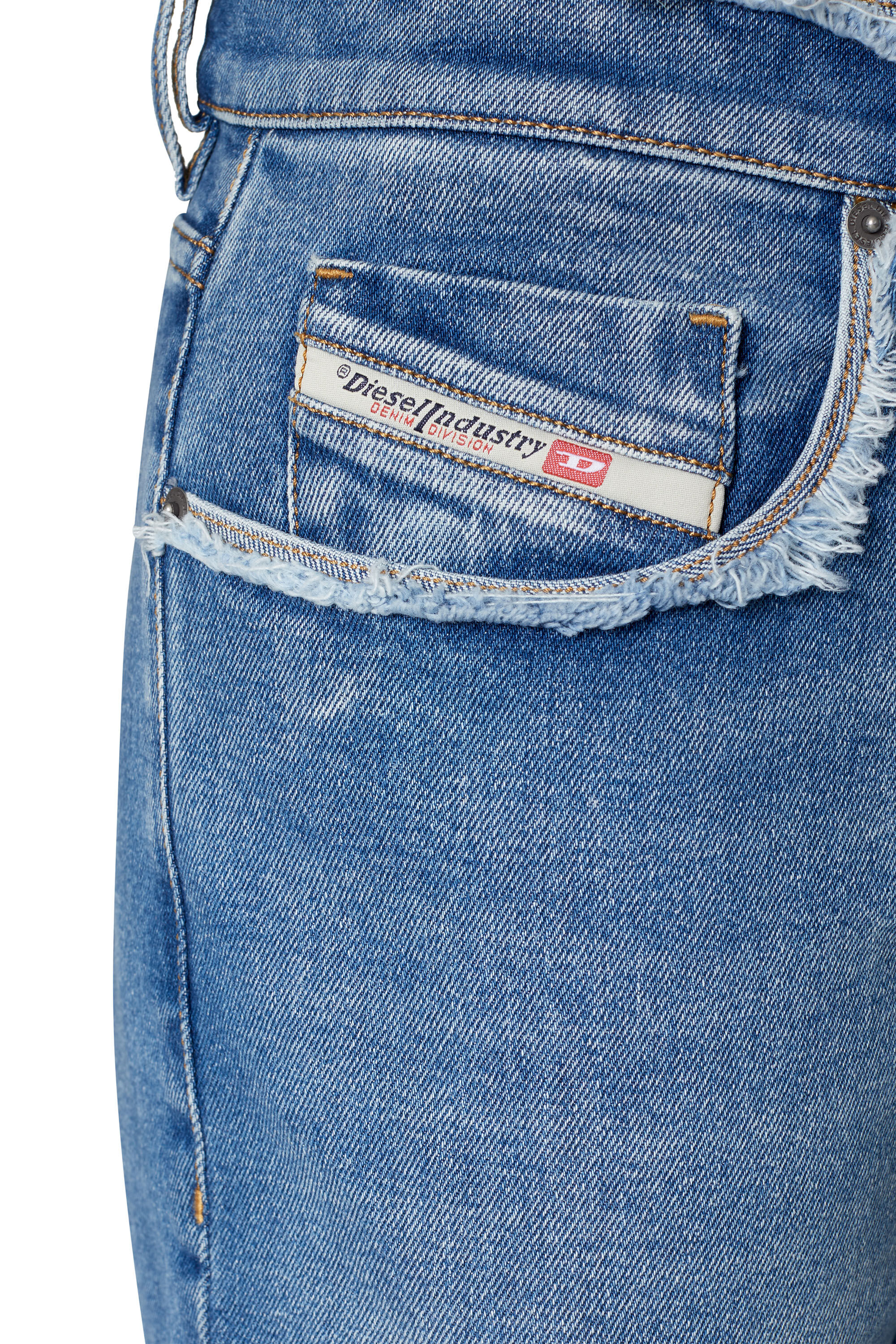 Diesel - Slim Jeans 2019 D-Strukt 09E19, Blu medio - Image 5