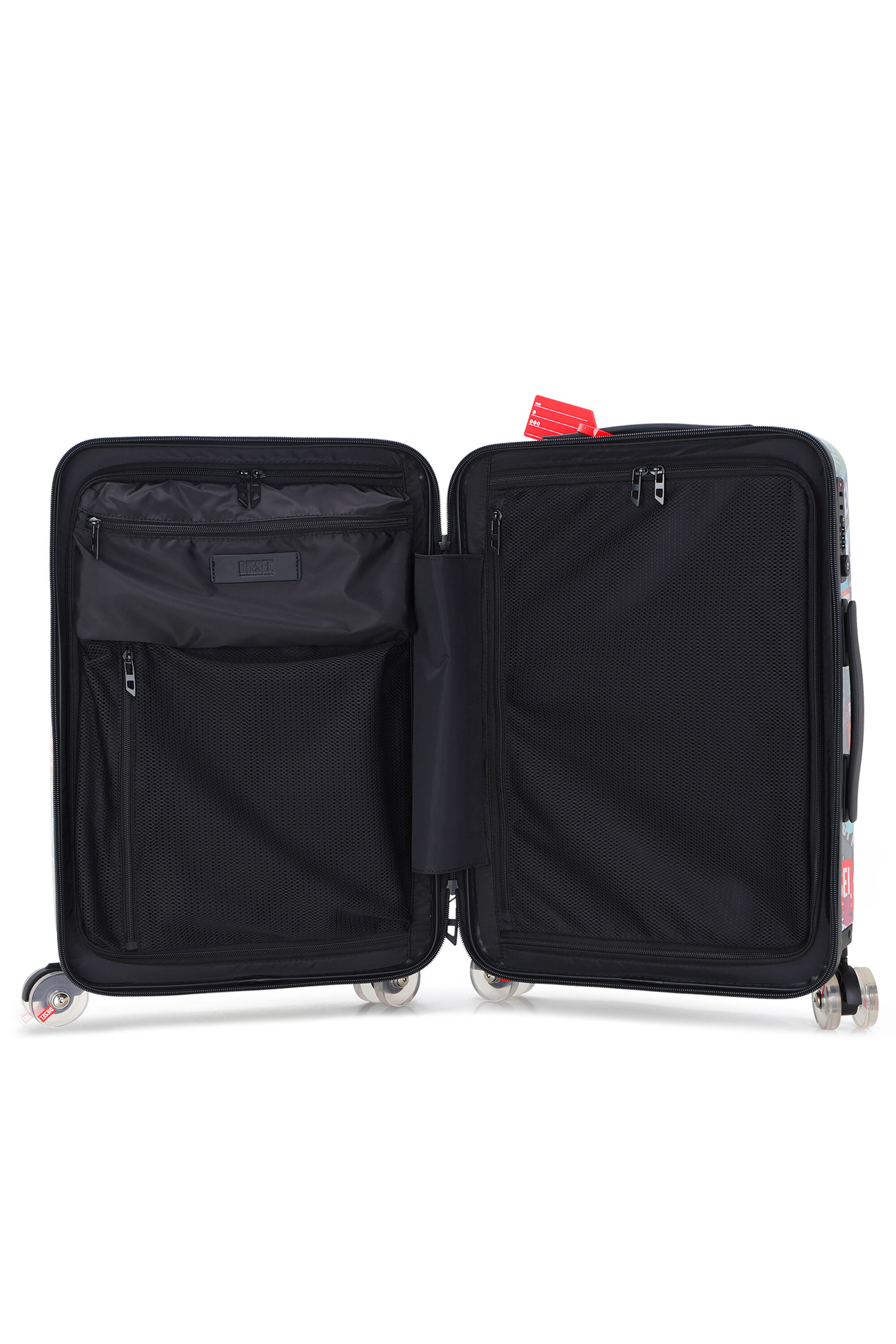 Diesel - DIESEL PC PRINTED TROLLEY-STICKERS- DSL0, Valigia stile sticker taglia S Unisex in Multicolor - 4