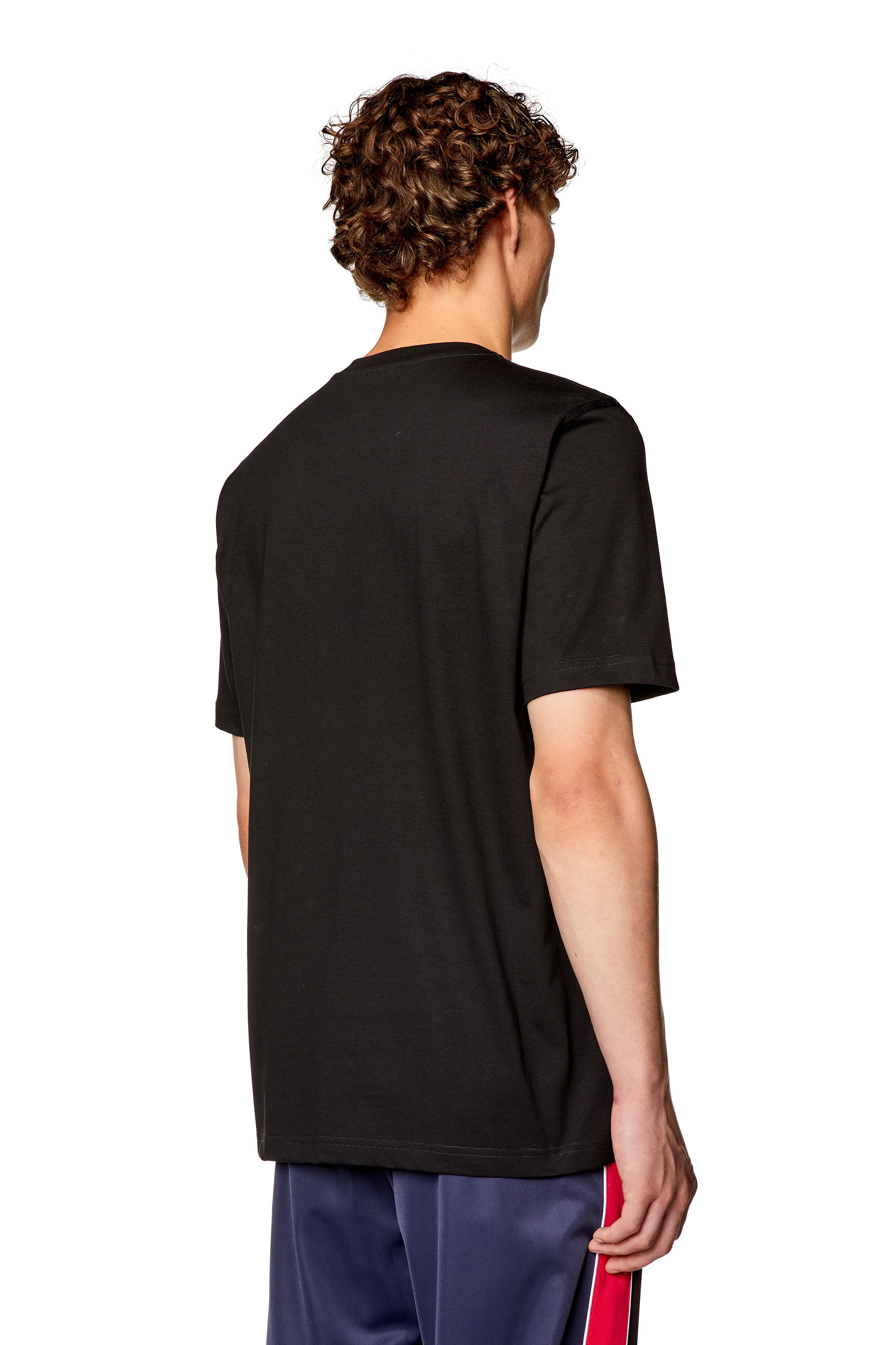 Diesel - T-JUST-SHOE, Man's T-shirt with Prototype sneaker print in Black - 3
