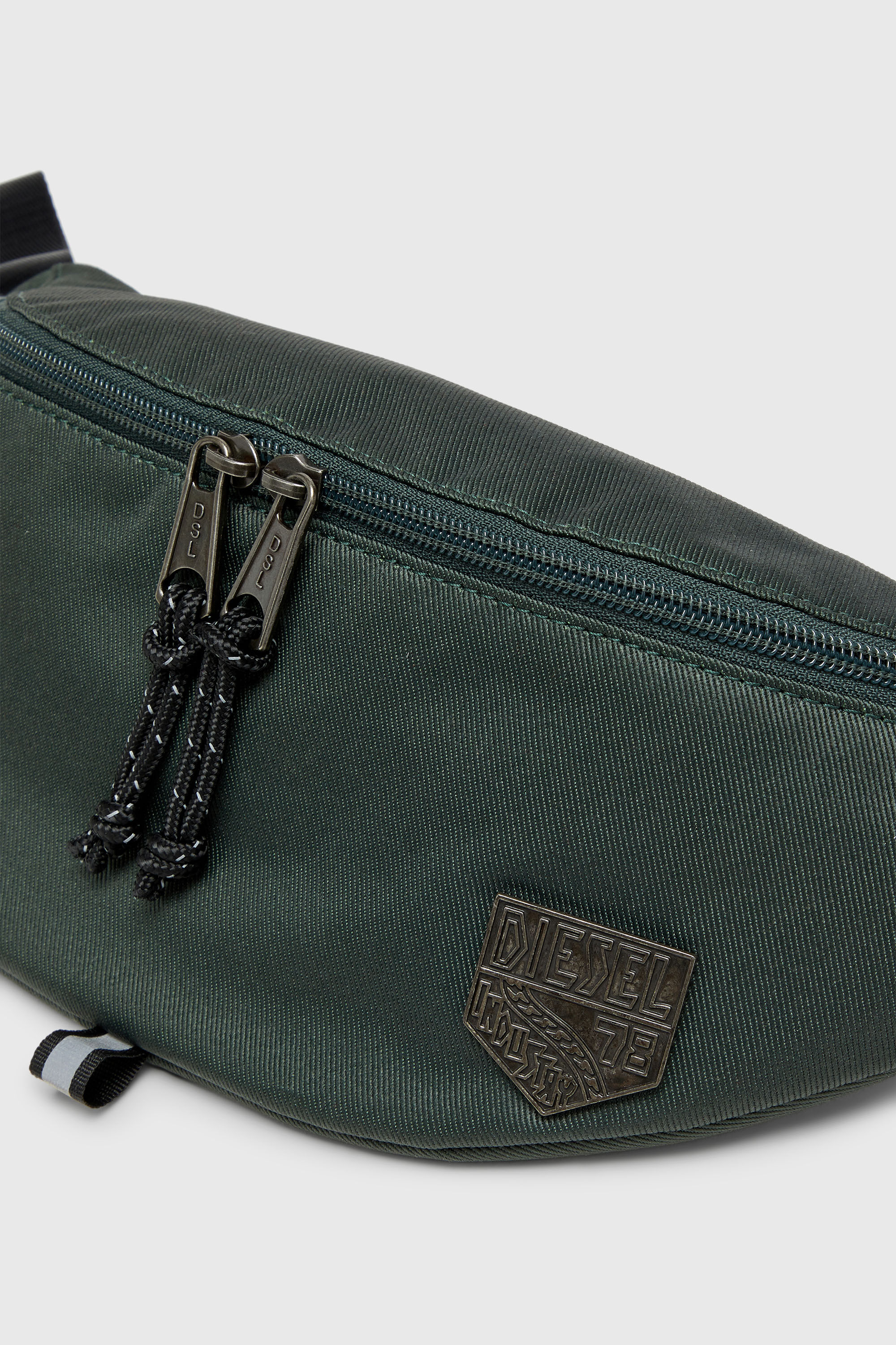 Diesel - D-PACK BELTBAG X, D-Pack - Marsupio in nylon con logo emblem Unisex in Verde - 5