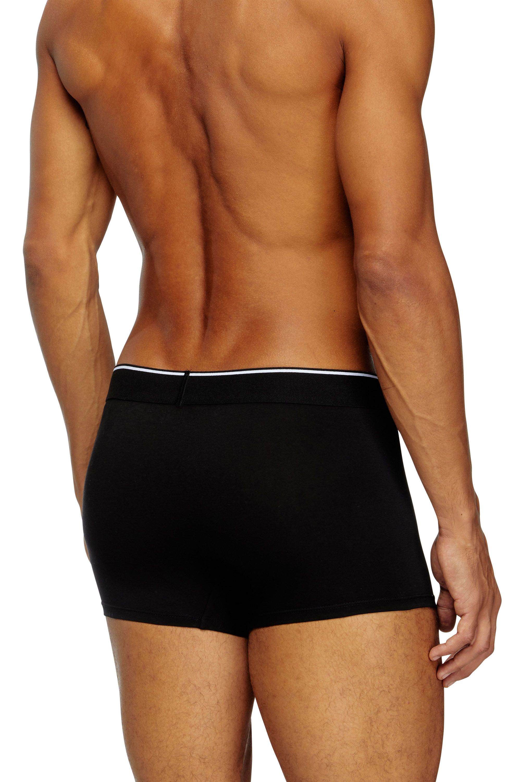 Diesel - UMBX-DAMIENTHREEPACK, Set di tre boxer tinta unita Uomo in Nero - 4