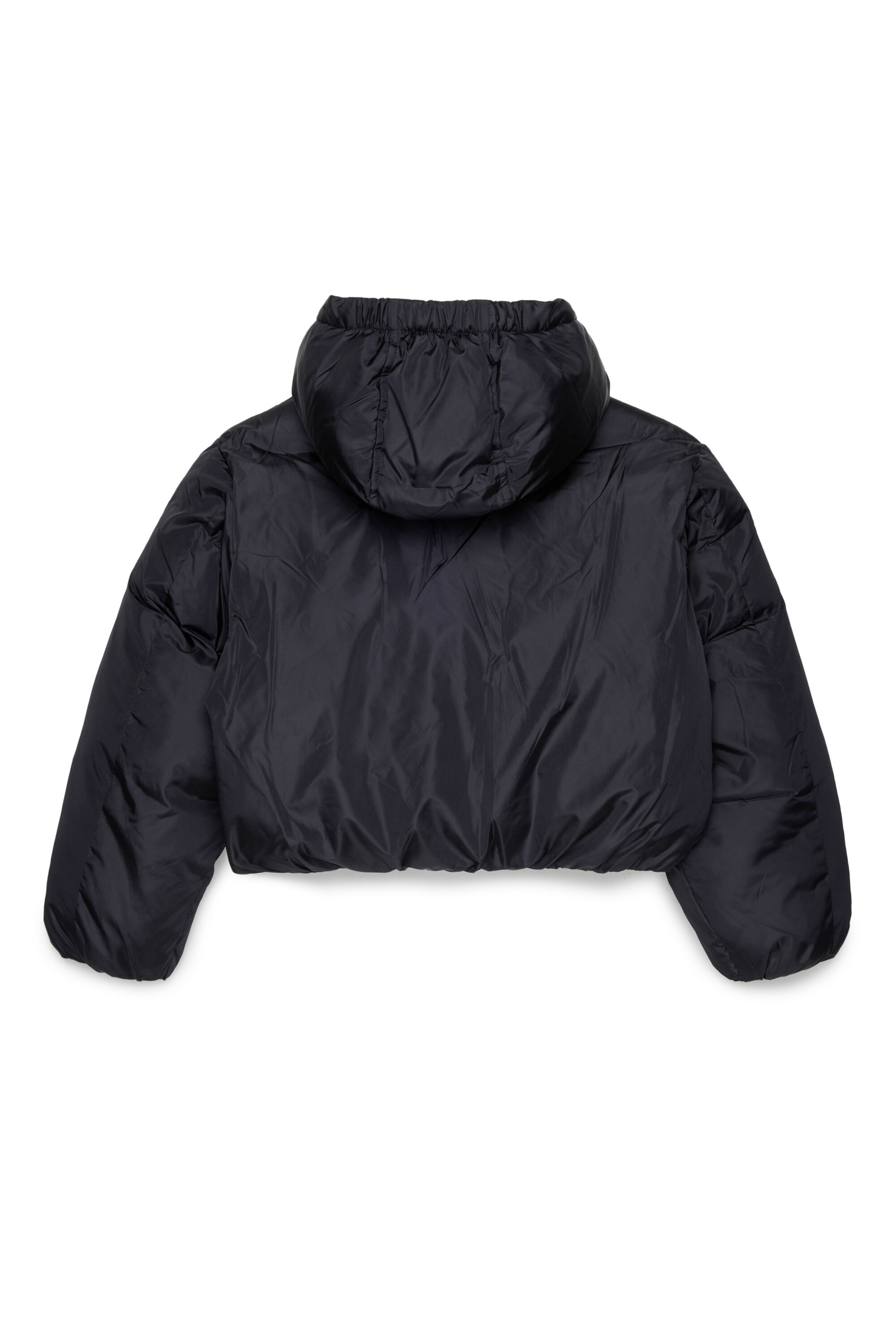 Diesel - JELKYM, Woman's Hooded puffer jacket in Black - 2