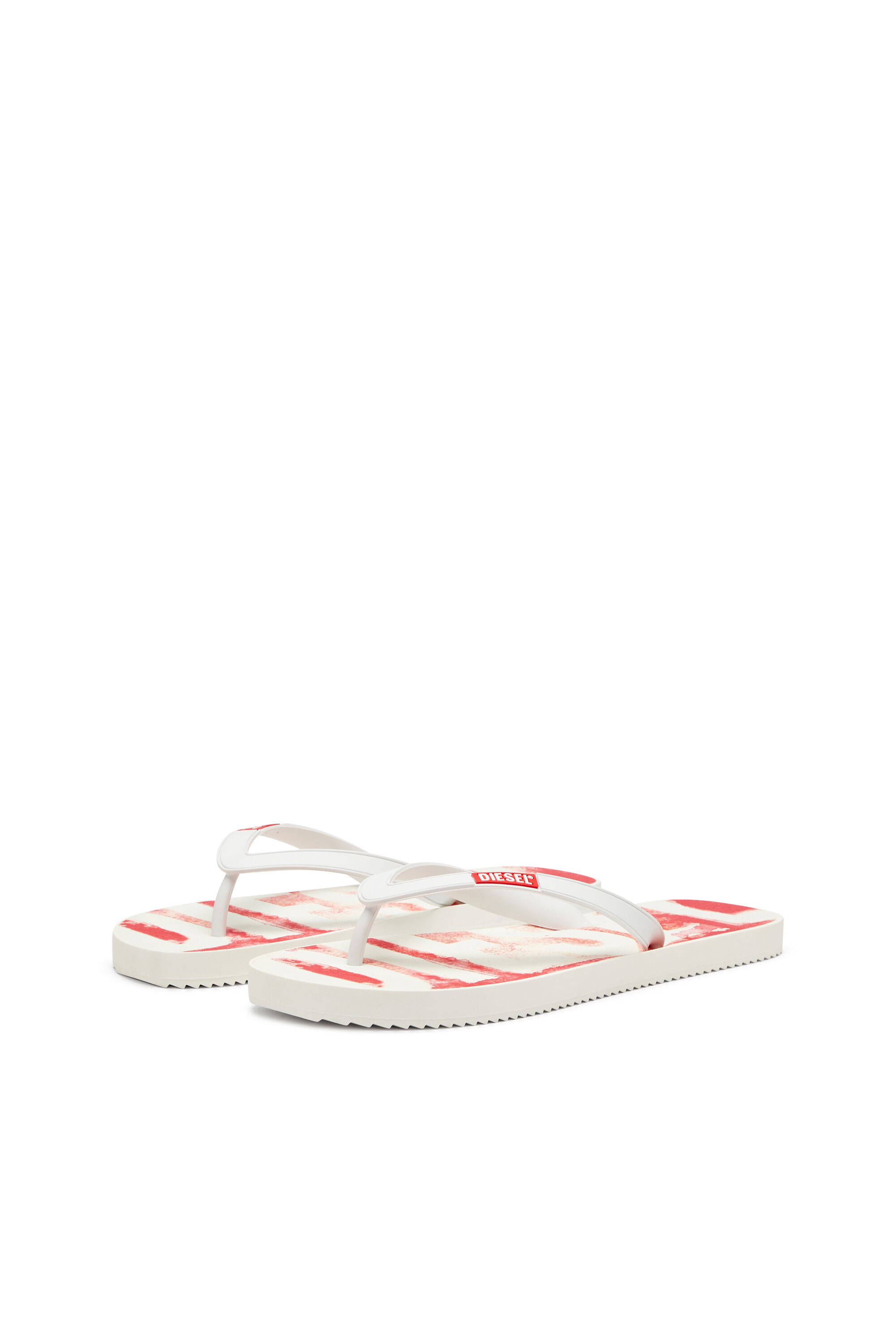 Diesel - SA-RIO, Sa-Rio-Infradito in gomma con logo graffiti Uomo in Multicolor - 8
