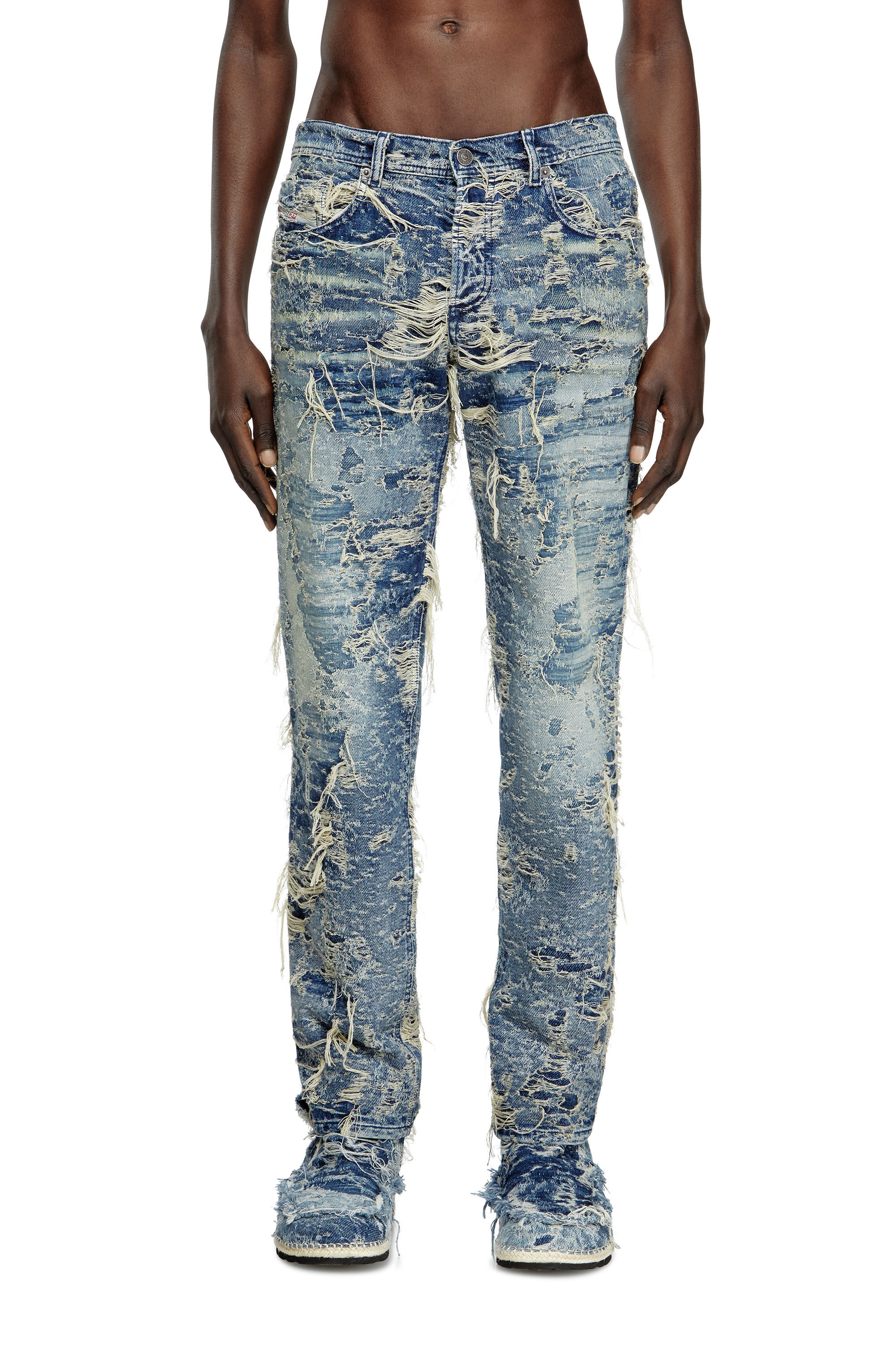Diesel - Regular Jeans 2023 D-Finitive 09M04 Uomo, Blu medio - Image 3