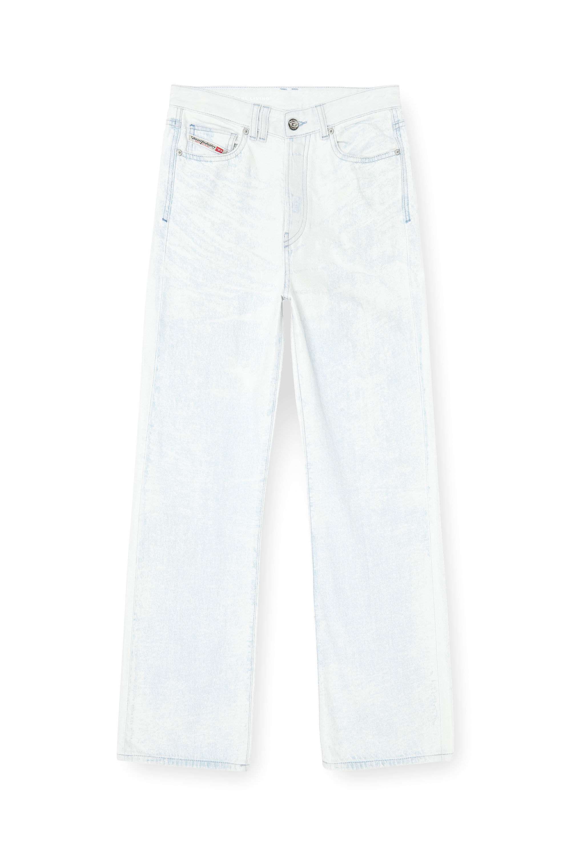 Diesel - Regular Jeans 1971 D-Sent 09Q16 Donna, Blu Chiaro - Image 2