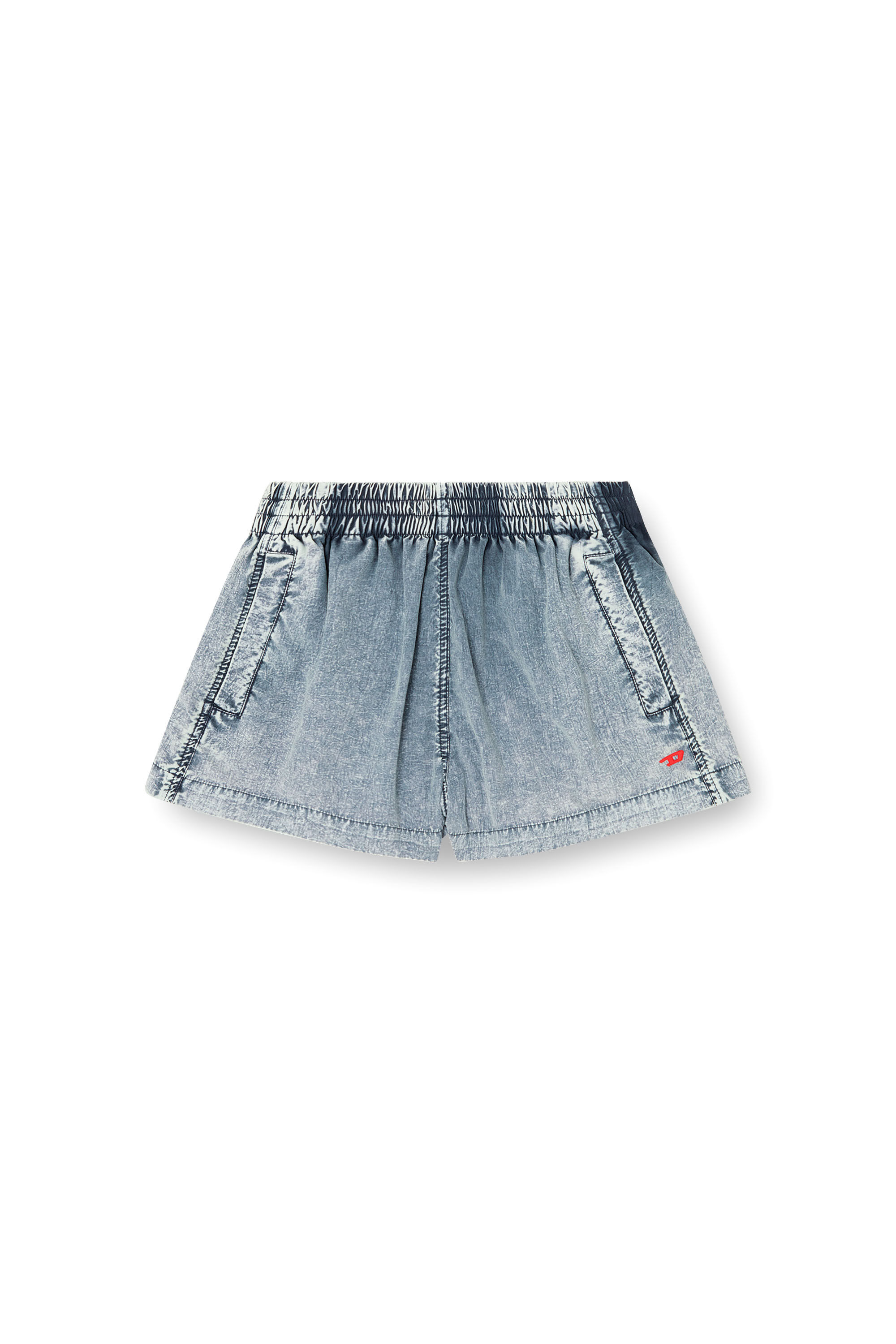 Diesel - S-OUND, Boxer in Taslan trattato Donna in Blu - 2